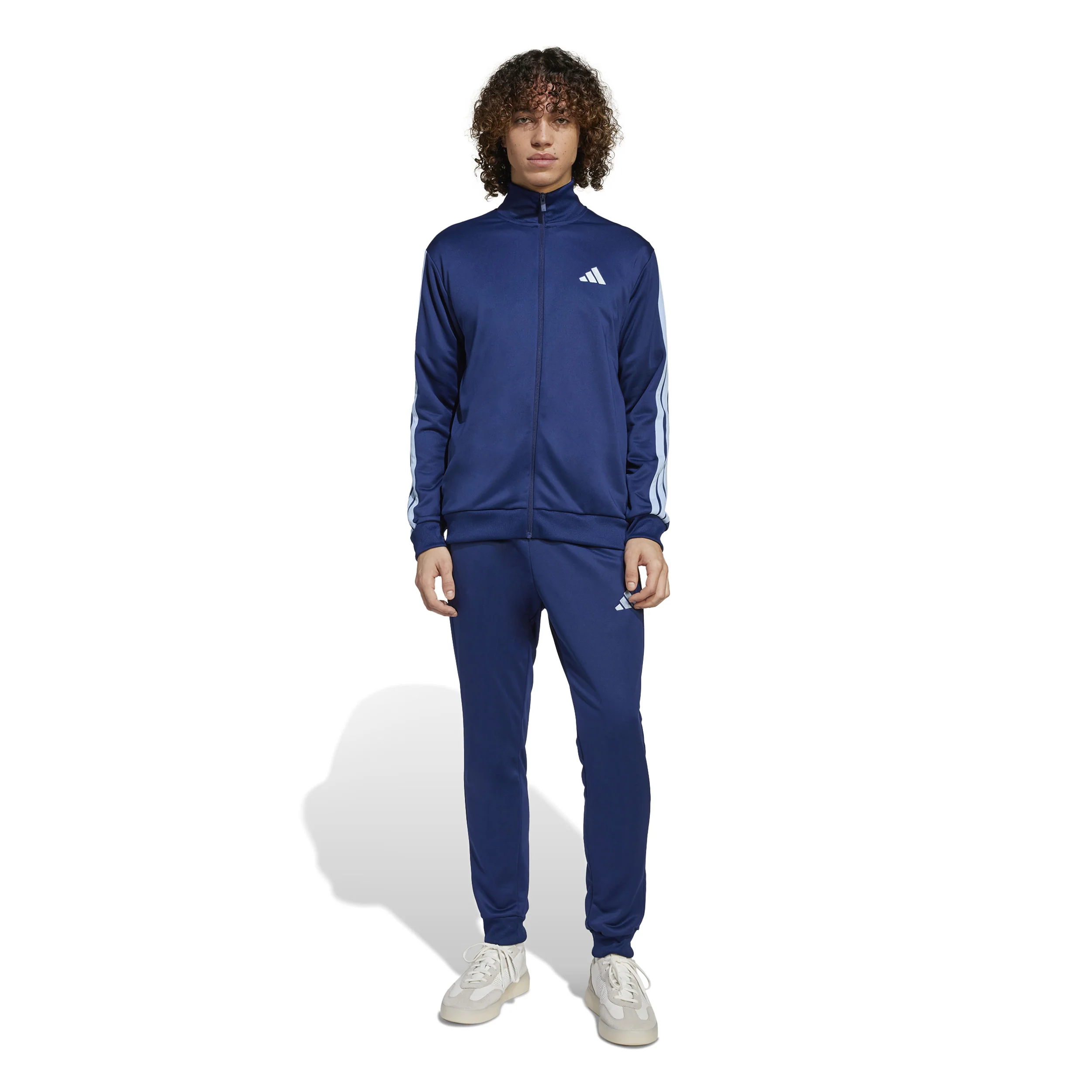3Stripes Trainingspak Heren - donkerblauw, wit - Image 4