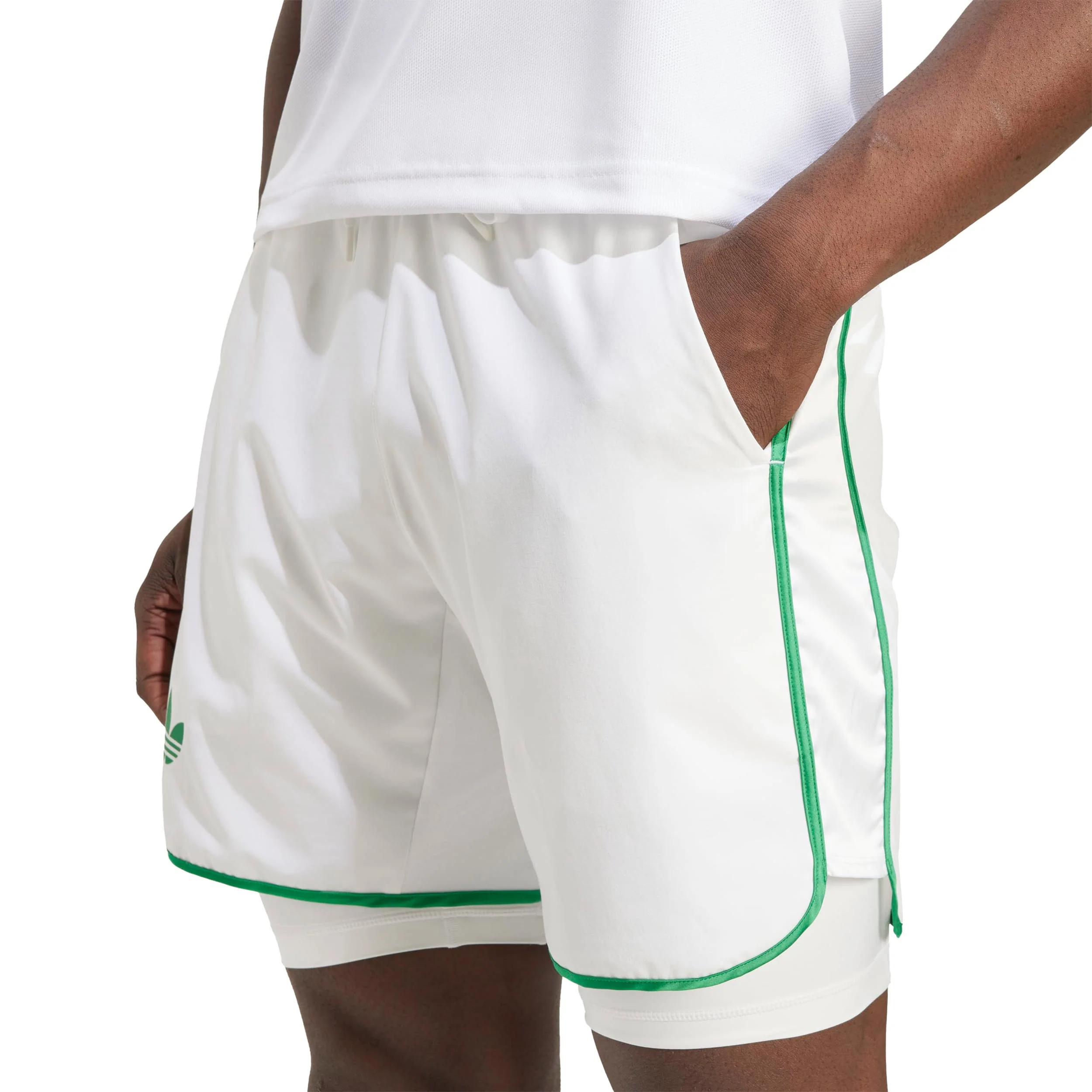 7in Shorts Heren-Wit,Groen - Image 5