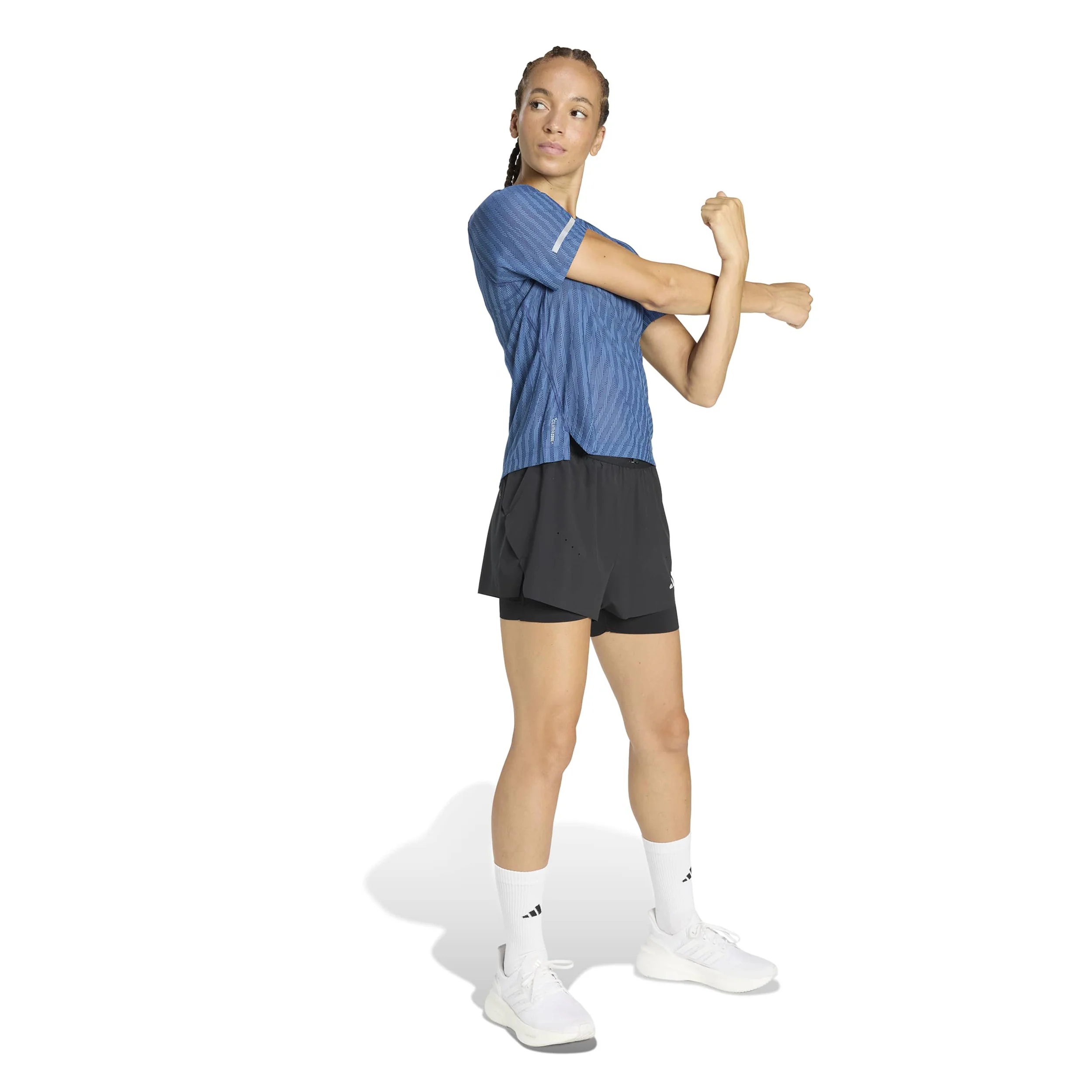 adi365 2in1 Hardloopshorts Dames - zwart - Image 4