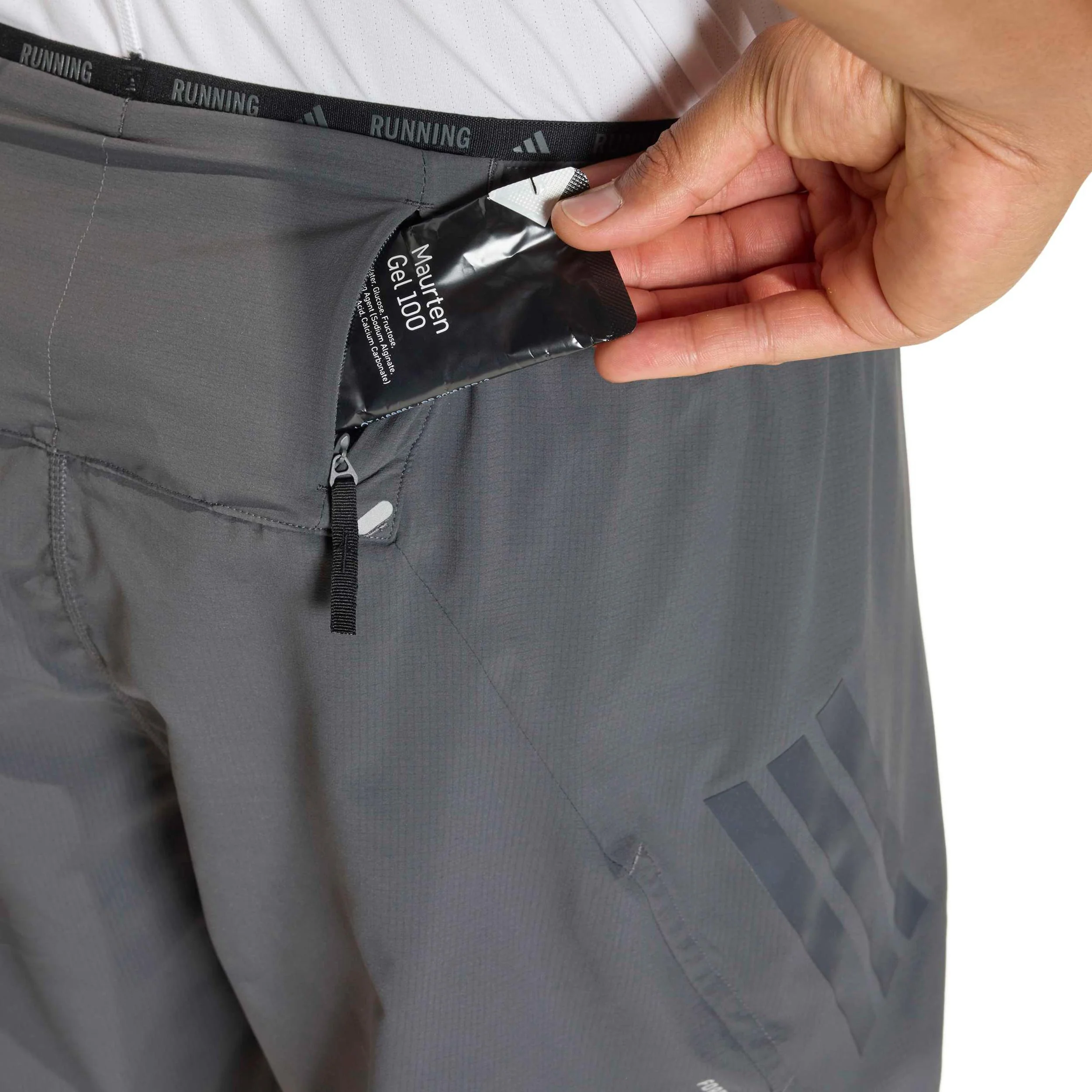 adi365 2in1 Hardloopshorts Heren-grijs - Image 6