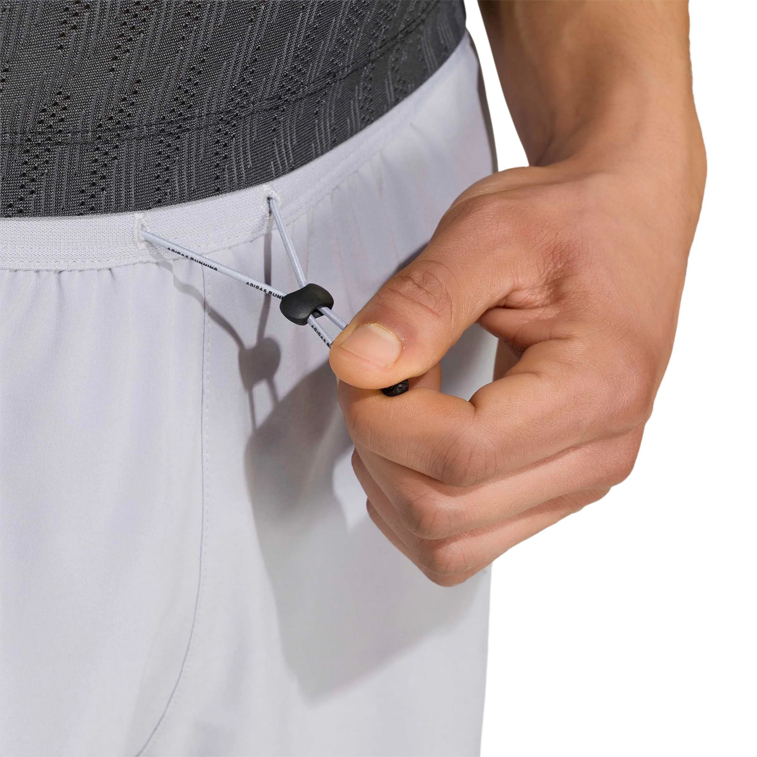 adi365 3in Hardloopshorts Heren - grijs - Image 5