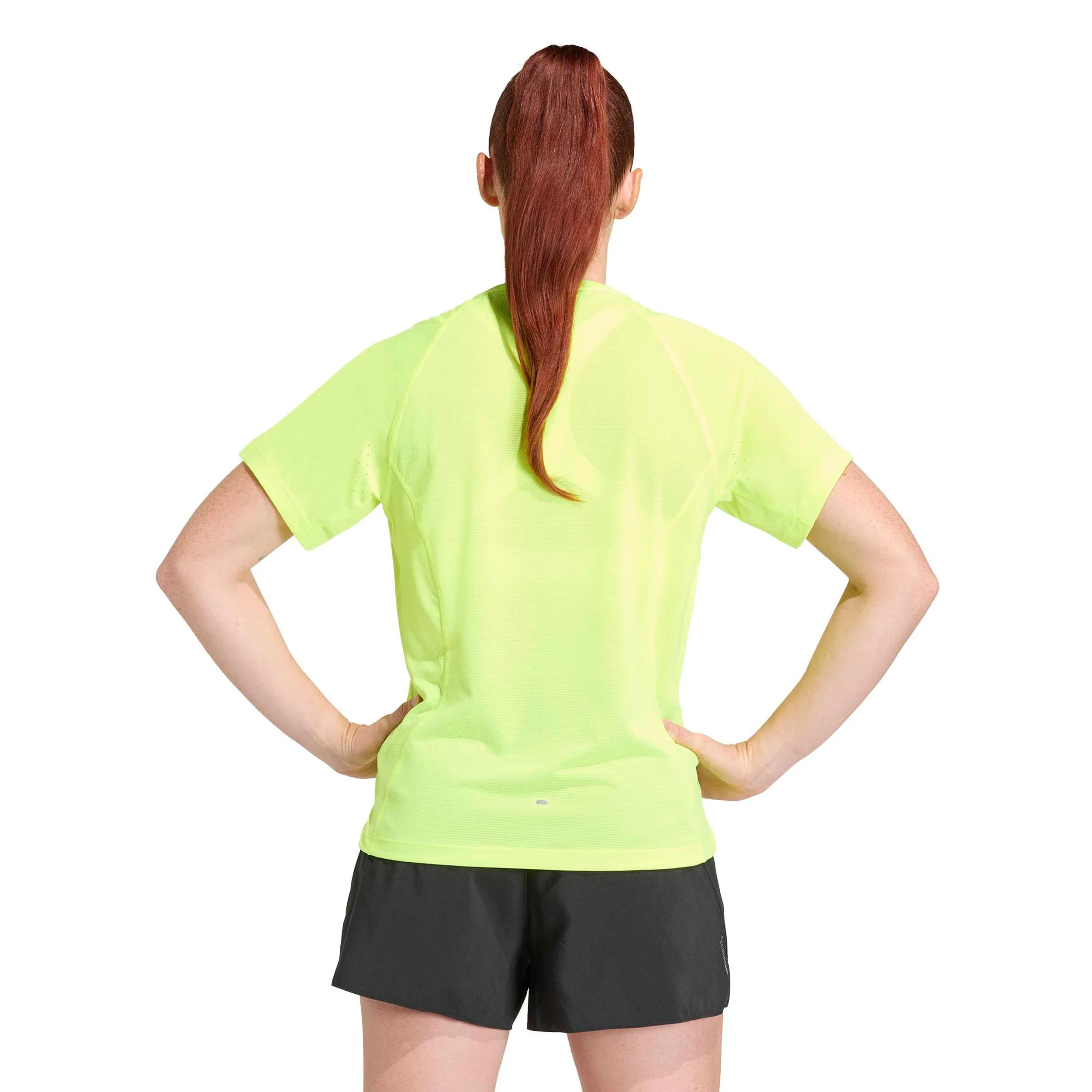adi365 Breeze  Hardloopshirt Dames-geel - Image 3