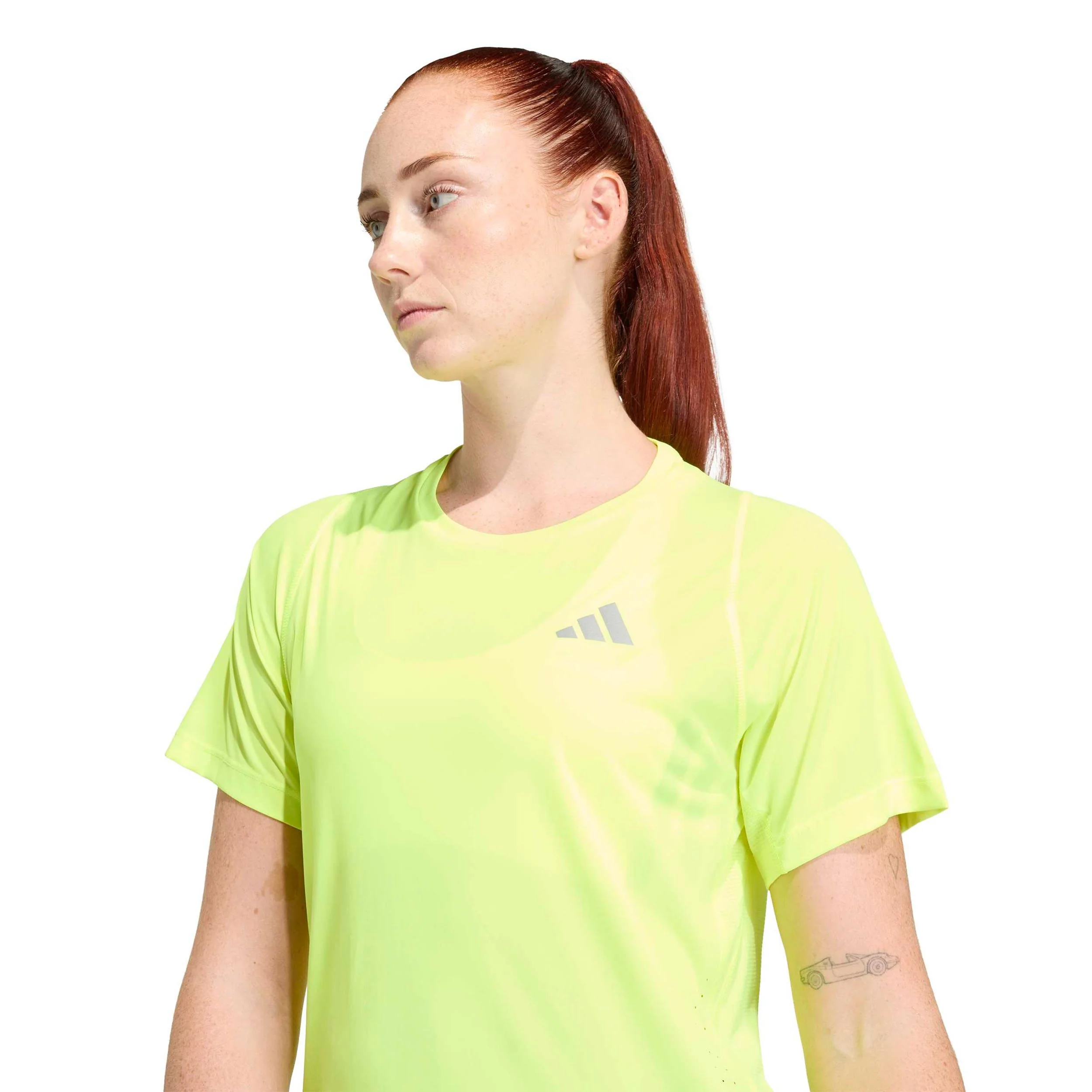 adi365 Breeze  Hardloopshirt Dames-geel - Image 5