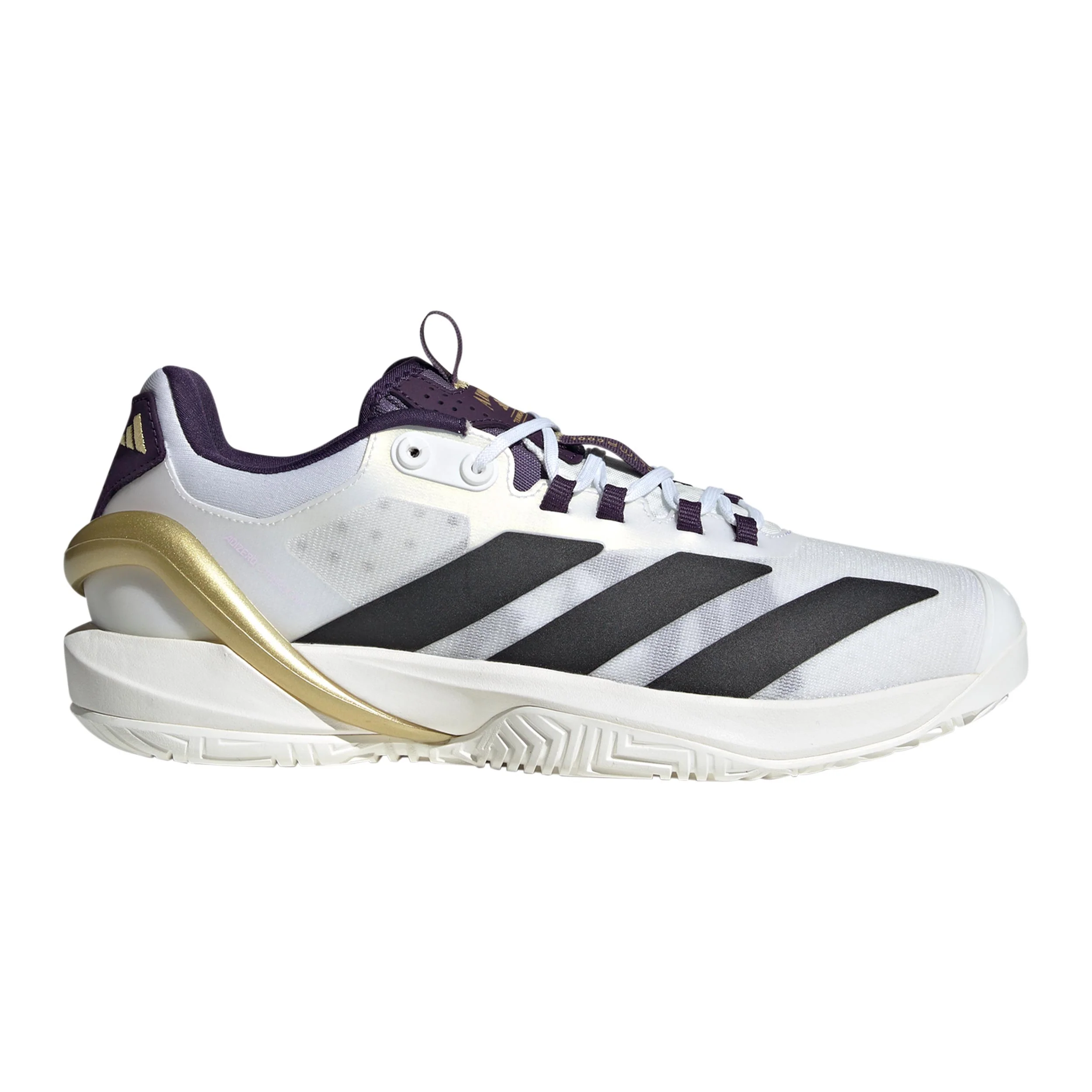 Adizero Cybersonic Allcourt schoen Heren - wit, lila