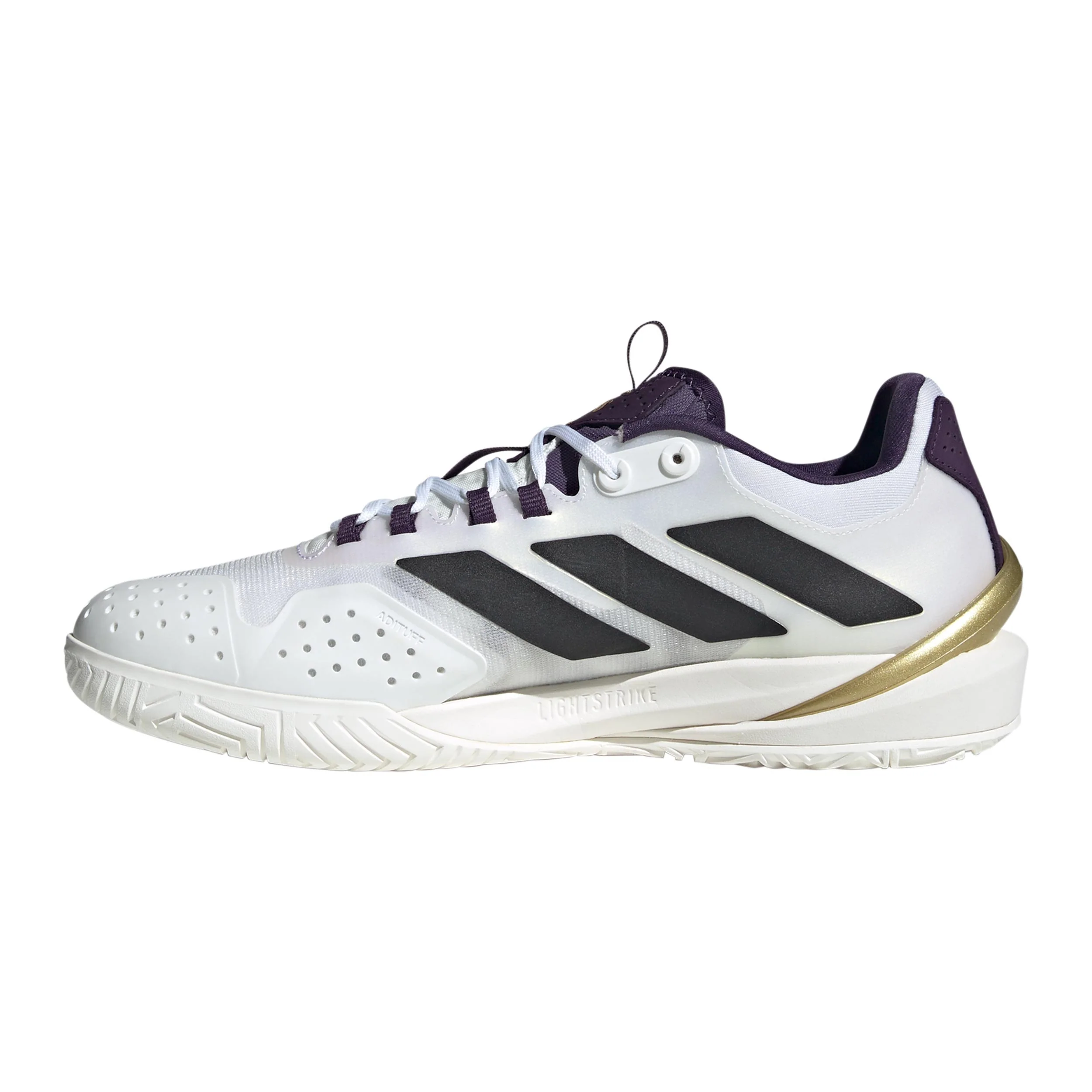 Adizero Cybersonic Allcourt schoen Heren - wit, lila - Image 2