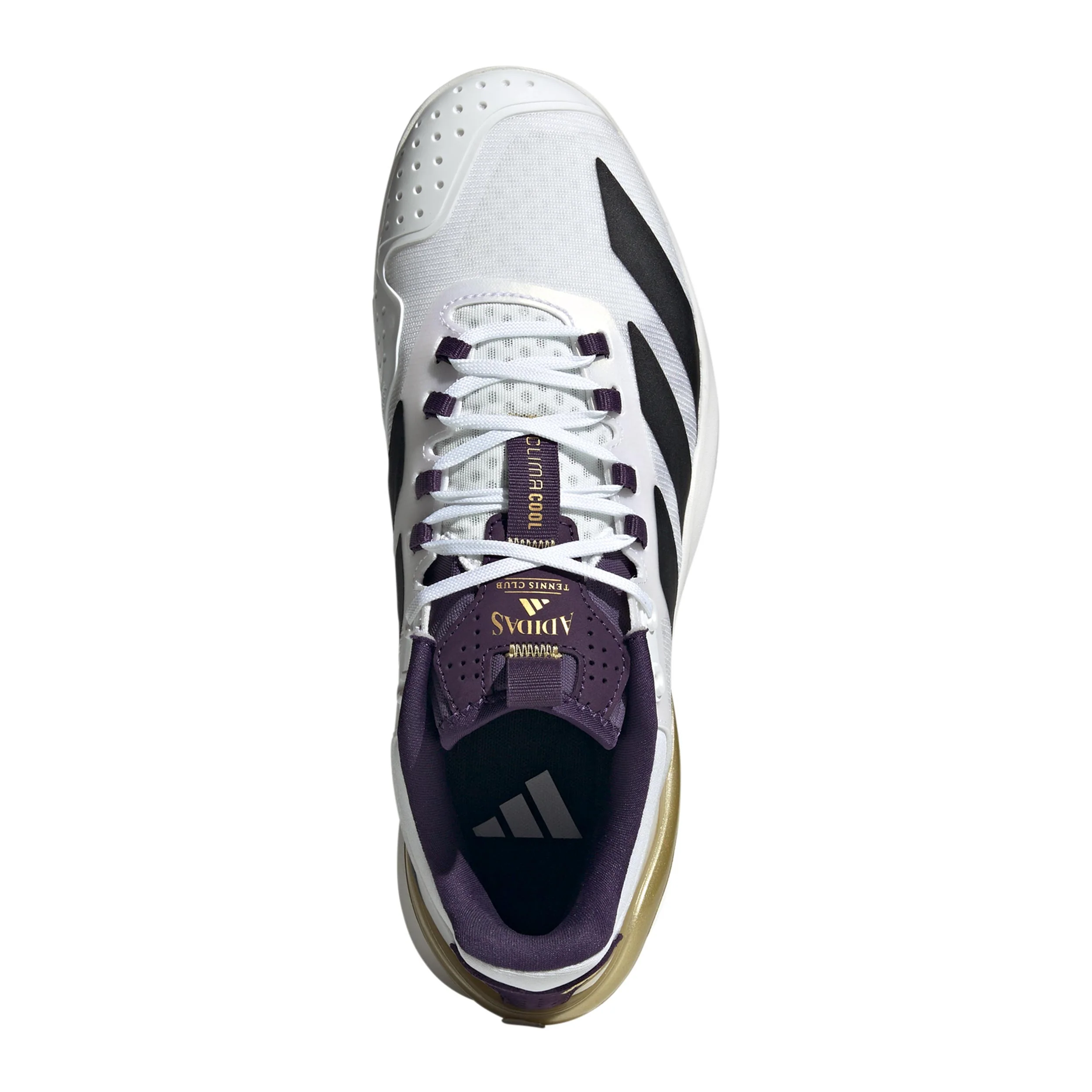 Adizero Cybersonic Allcourt schoen Heren - wit, lila - Image 3