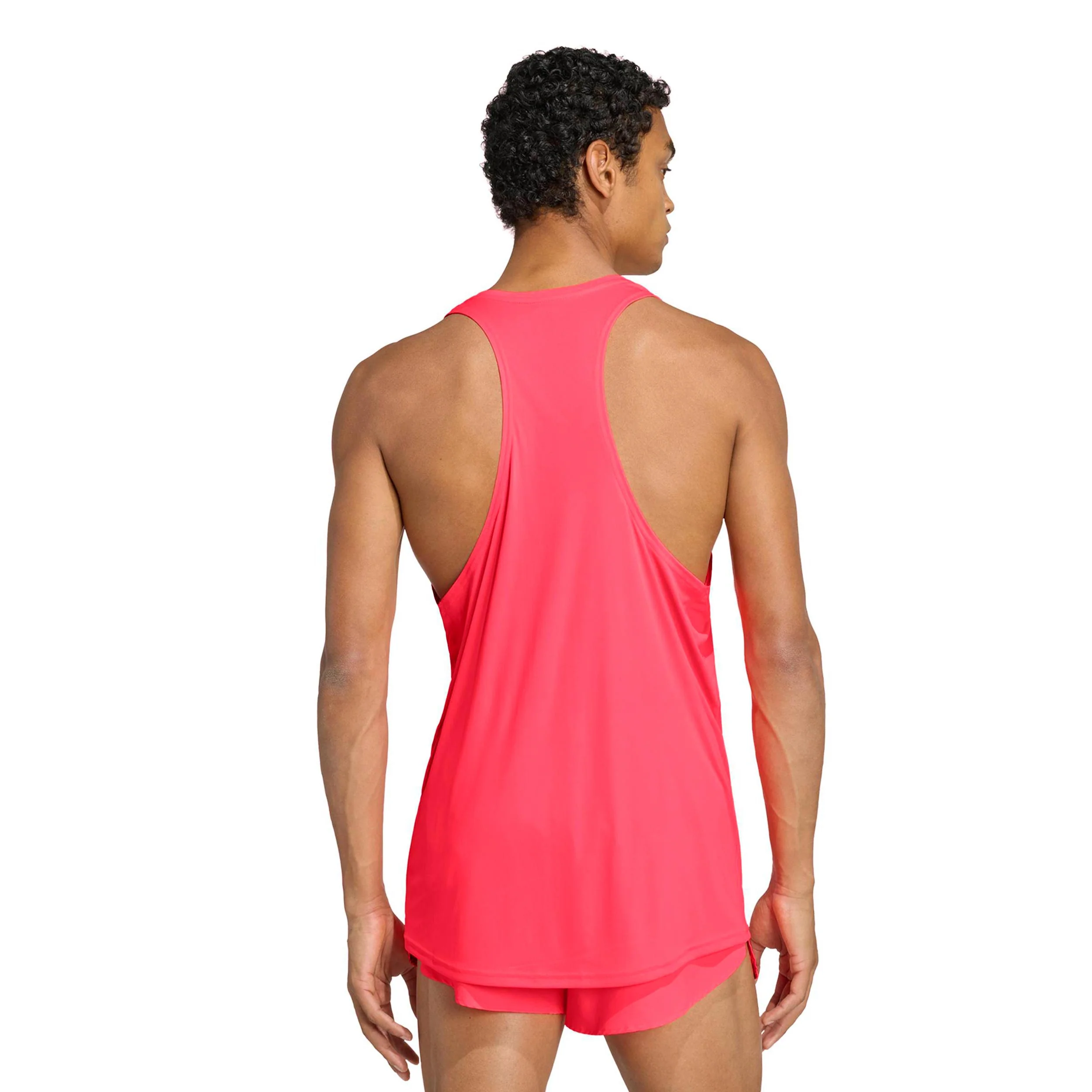 Adizero Essential Hardloopshirt Heren - koraal - Image 3