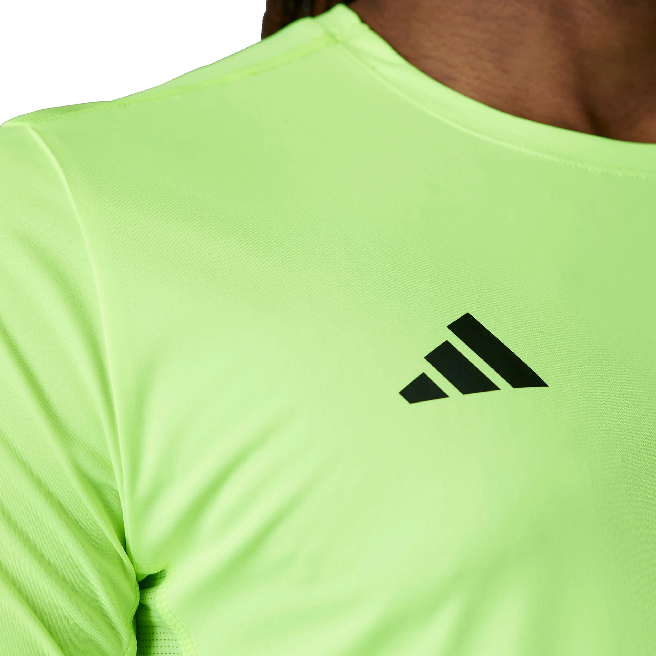 Adizero Essentials Hardloopshirt Heren-Geel - Image 5