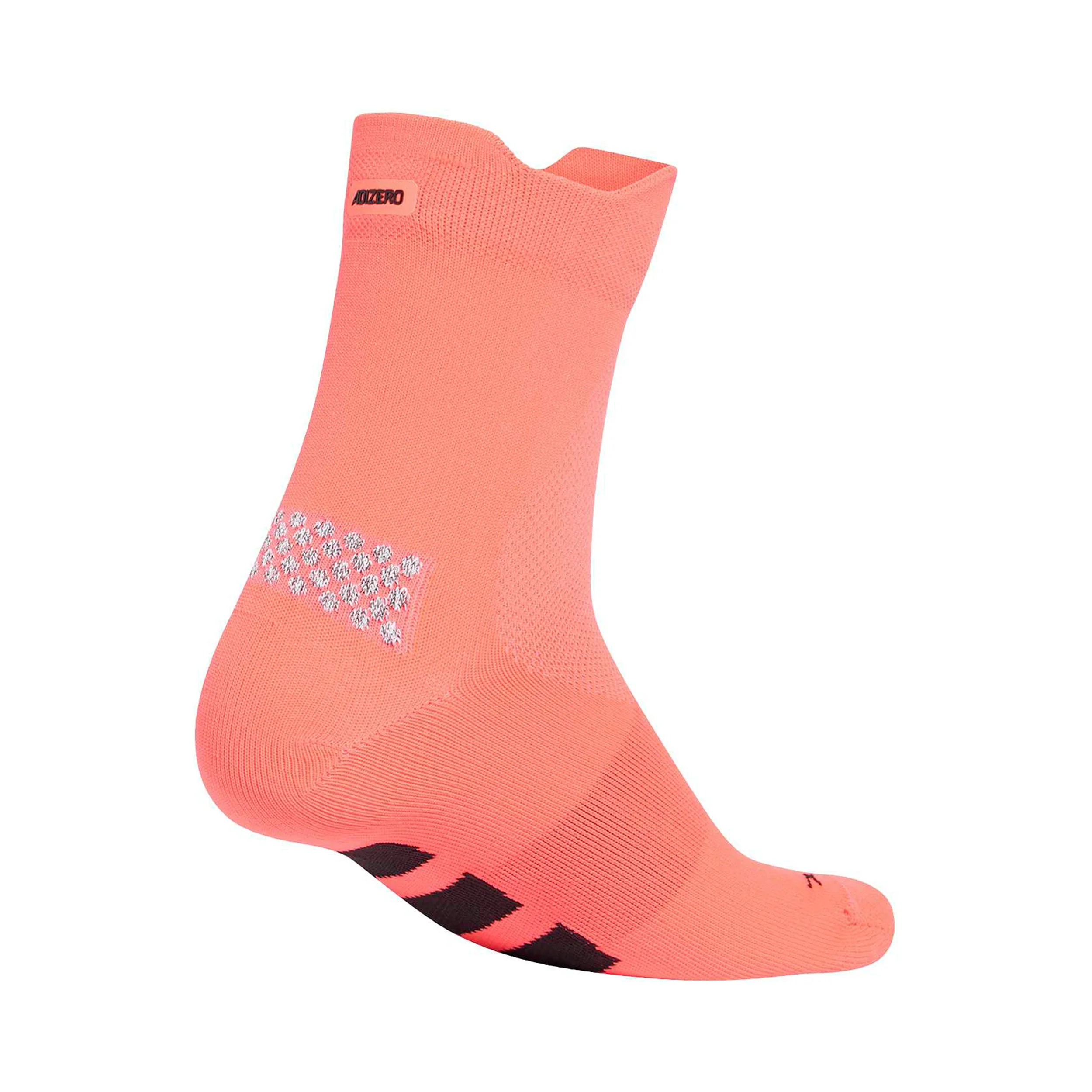 adizero Quarter Hardloopsokken Unisex - koraal, zwart - Image 2