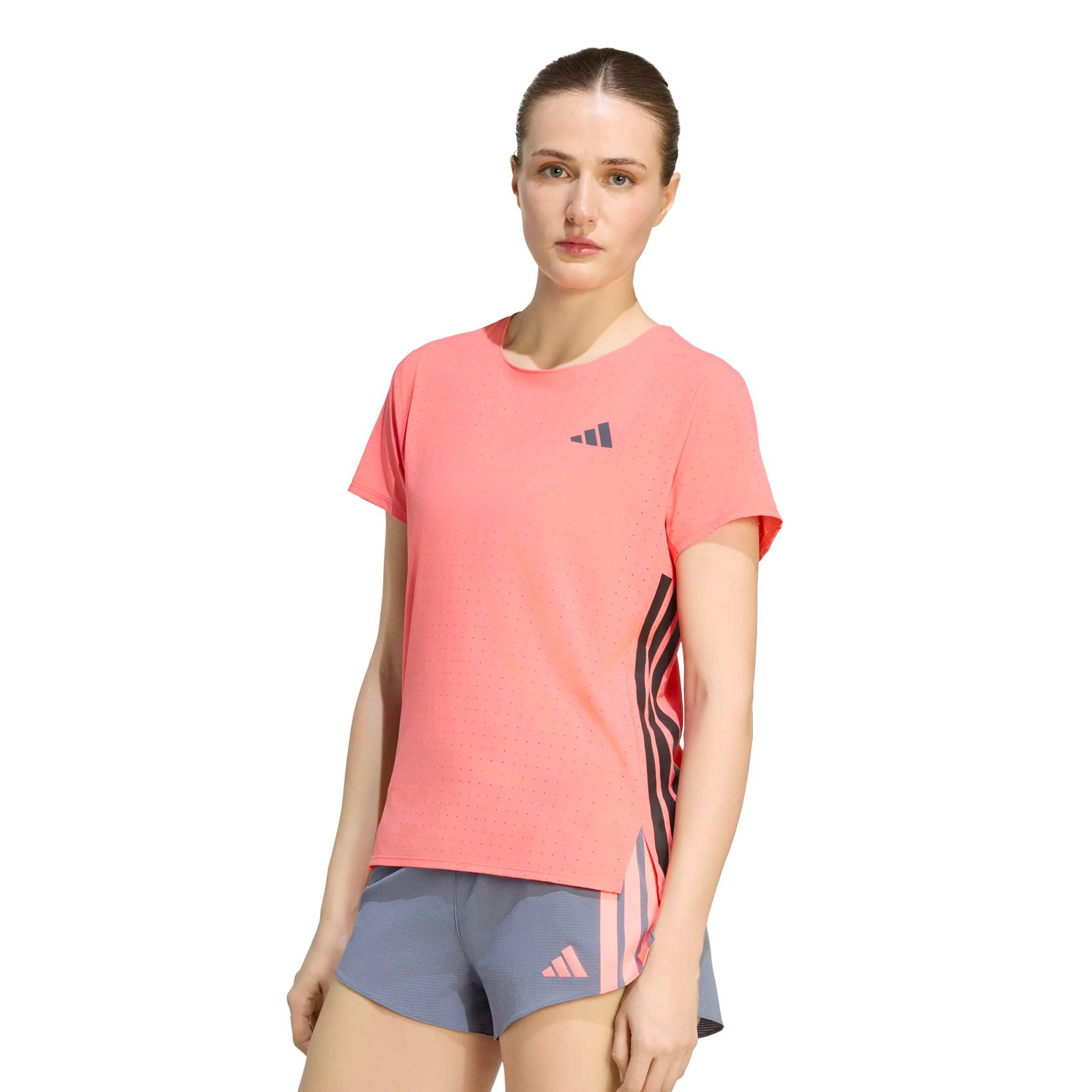 adizero Tee Hardloopshirt Dames - rood - Image 2
