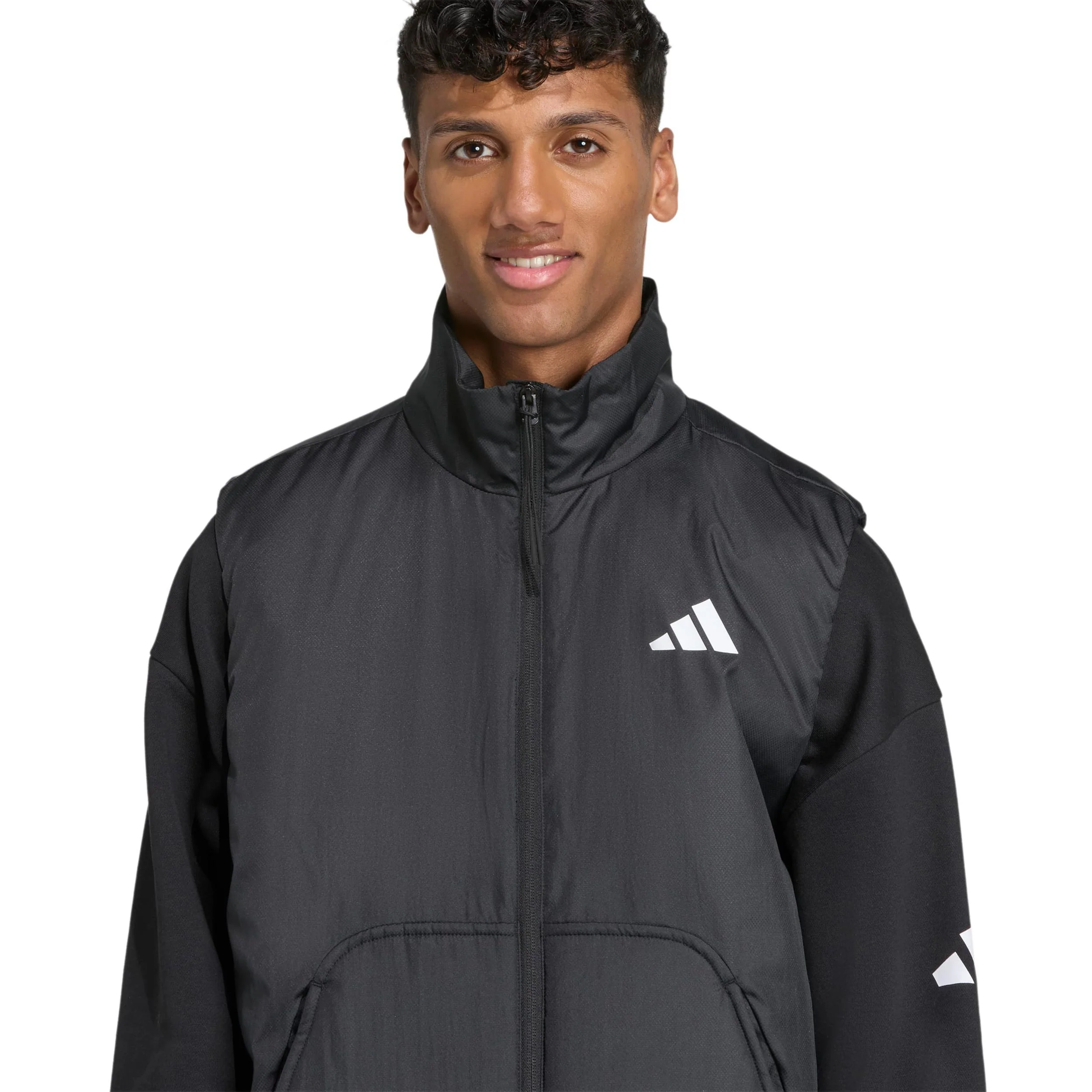 City Tech Vest Heren - zwart, wit - Image 6
