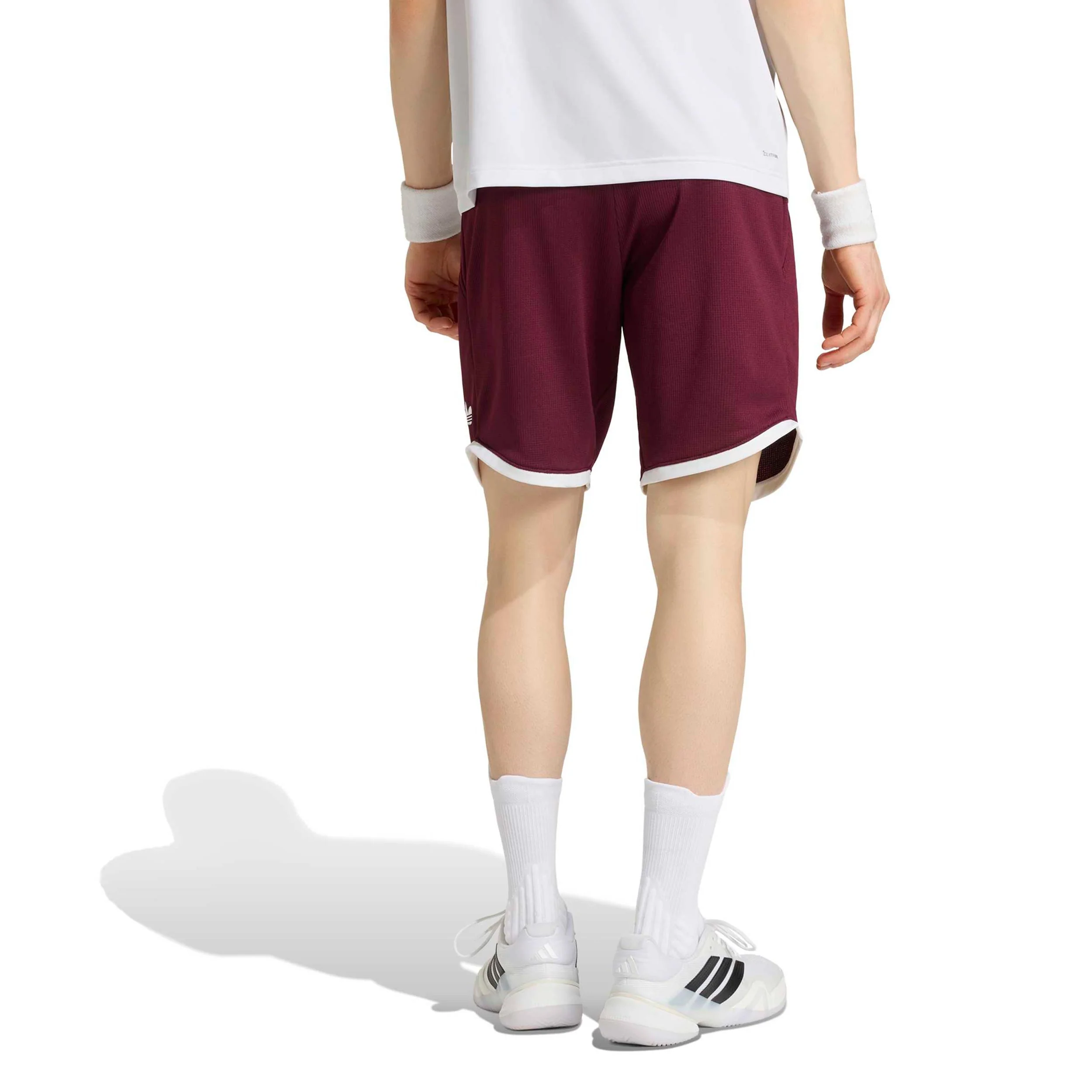 Classics 9Inch Shorts Heren - wijnrood, wit - Image 3
