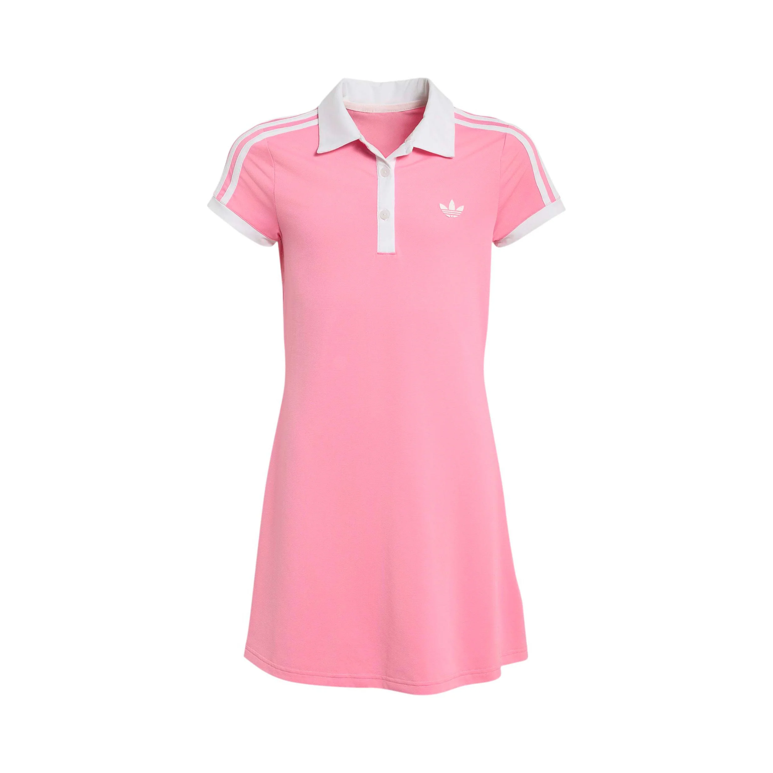 Classics Jurk Kinderen - pastelroze, wit