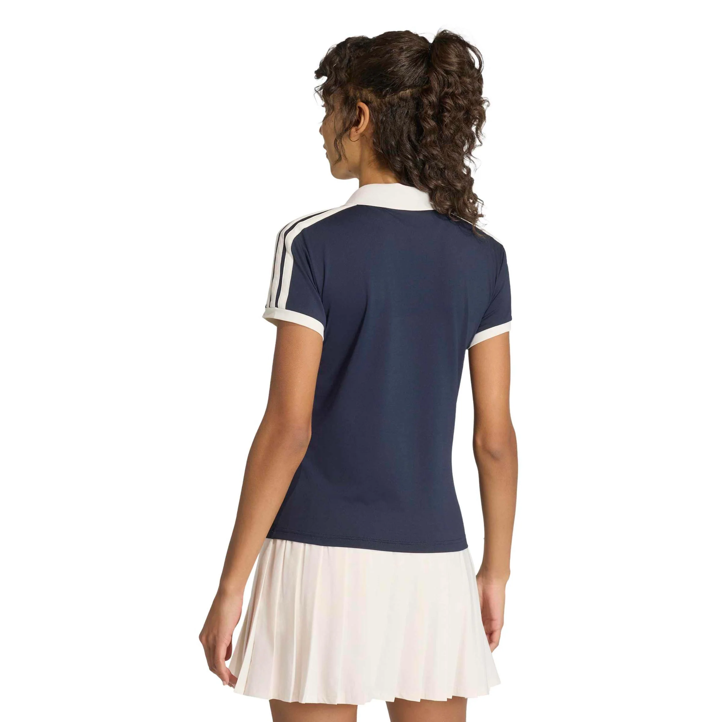 Classics Polo Dames - donkerblauw, beige - Image 3
