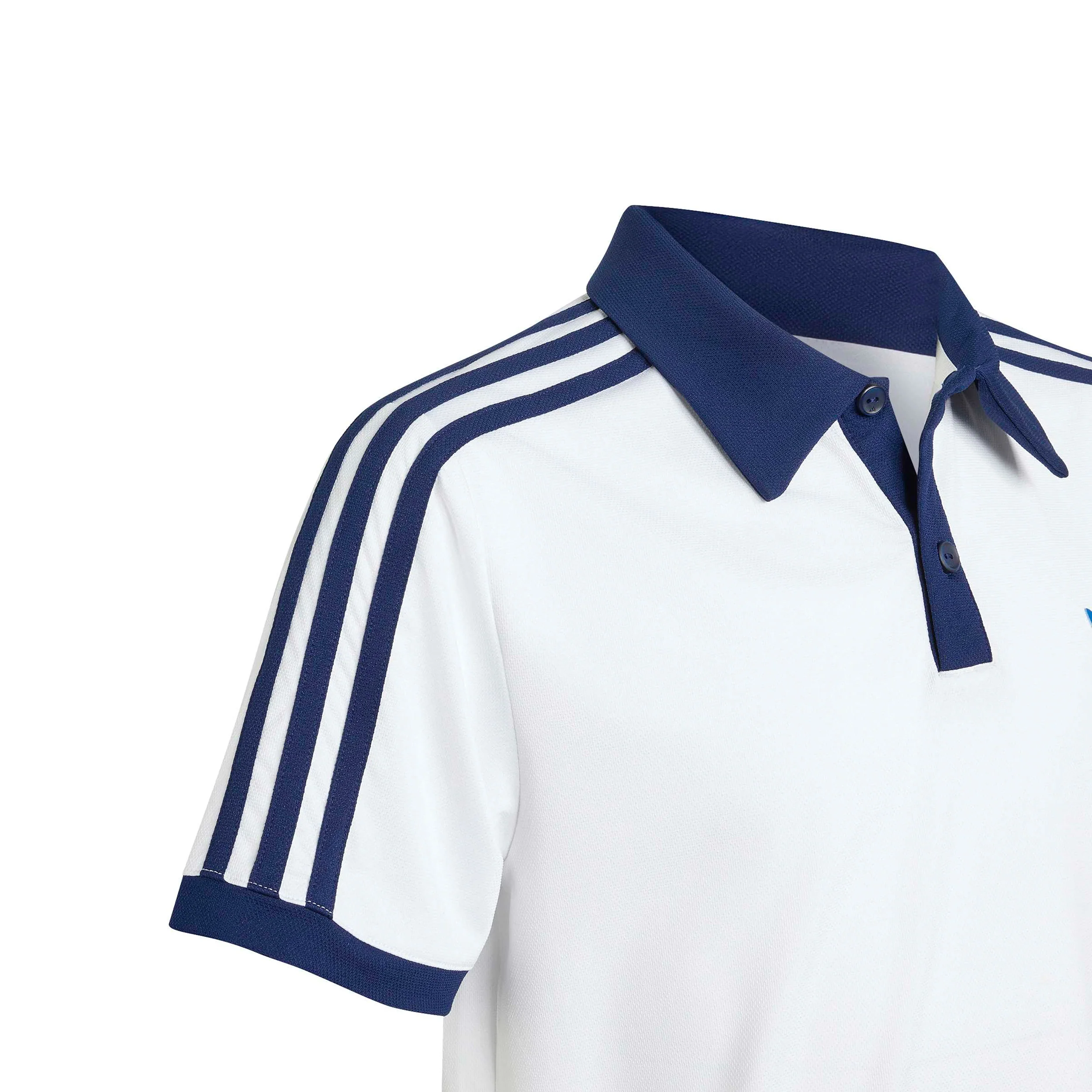 Classics Polo Kinderen - wit, donkerblauw - Image 4