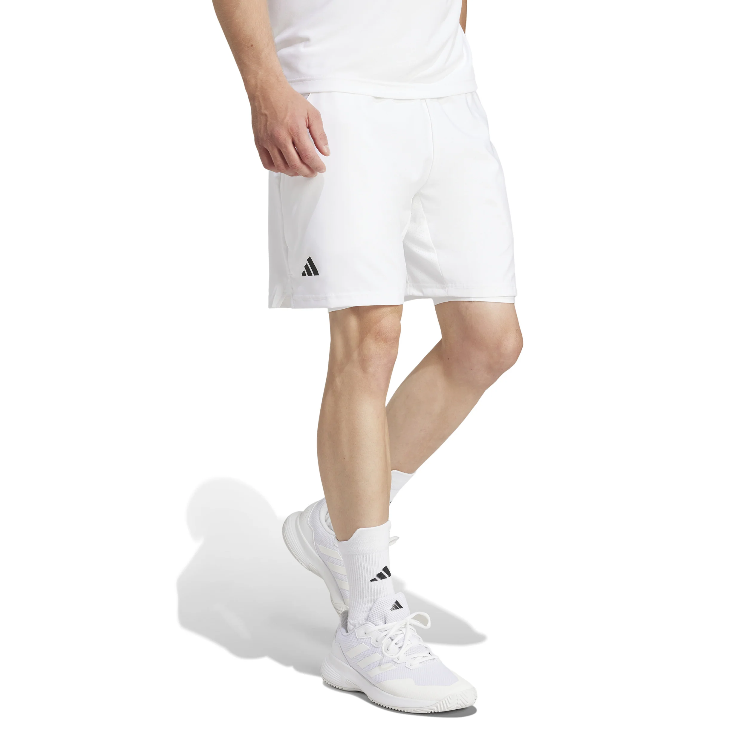 Club 2in1 Shorts Heren-Wit - Image 4