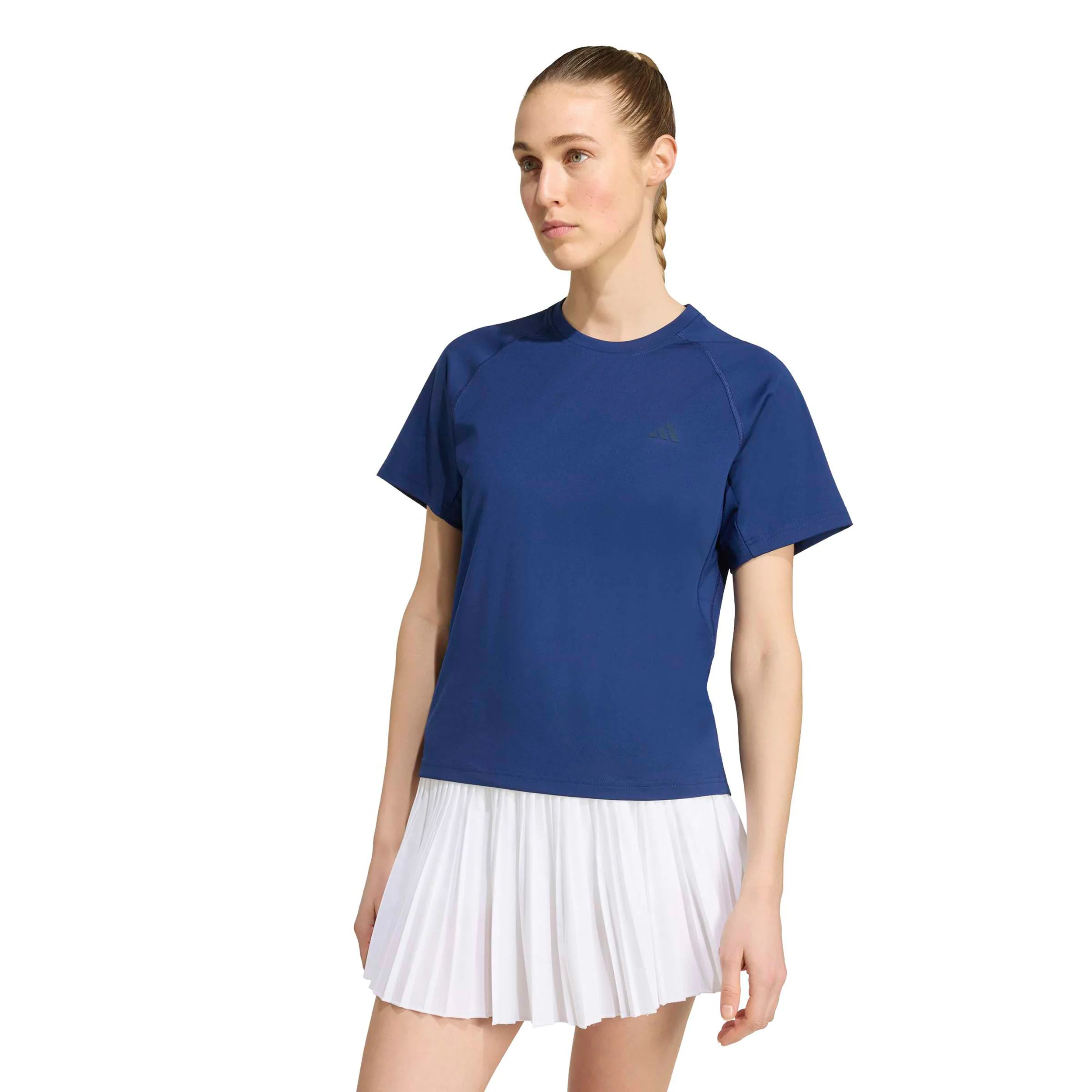 Club Plain T-shirt Dames - donkerblauw - Image 2