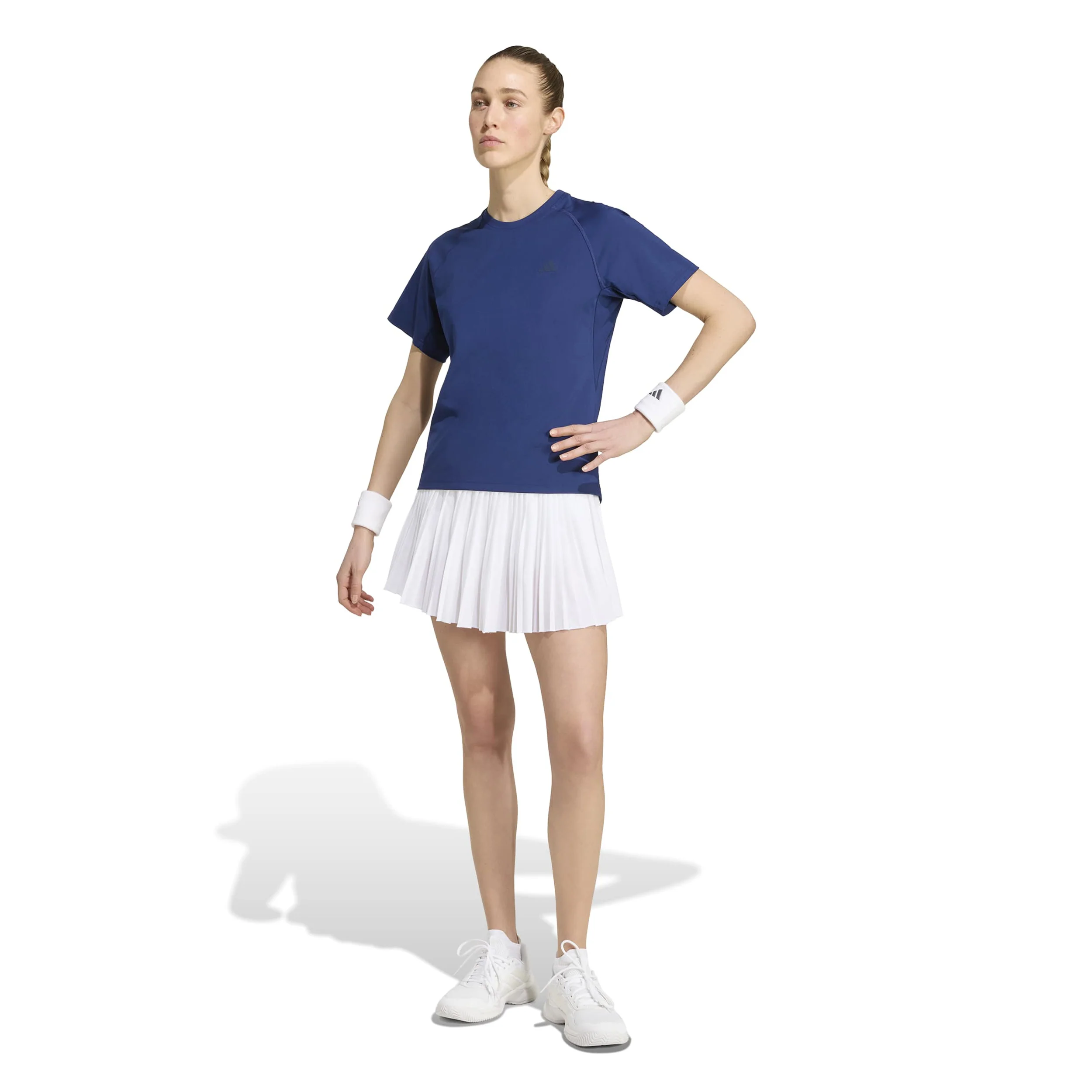 Club Plain T-shirt Dames - donkerblauw - Image 4
