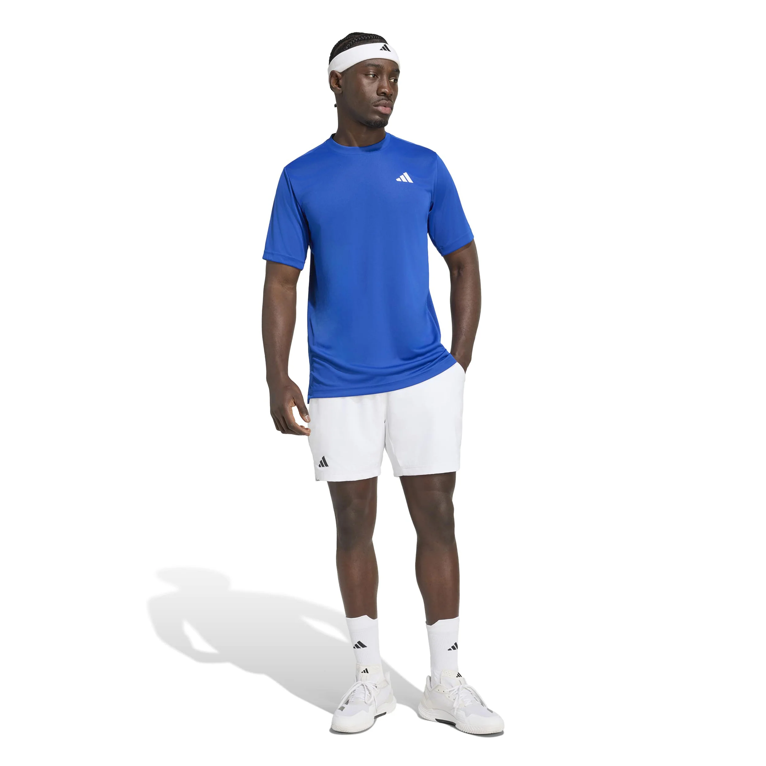 Club T-shirt Heren - blauw, wit - Image 5
