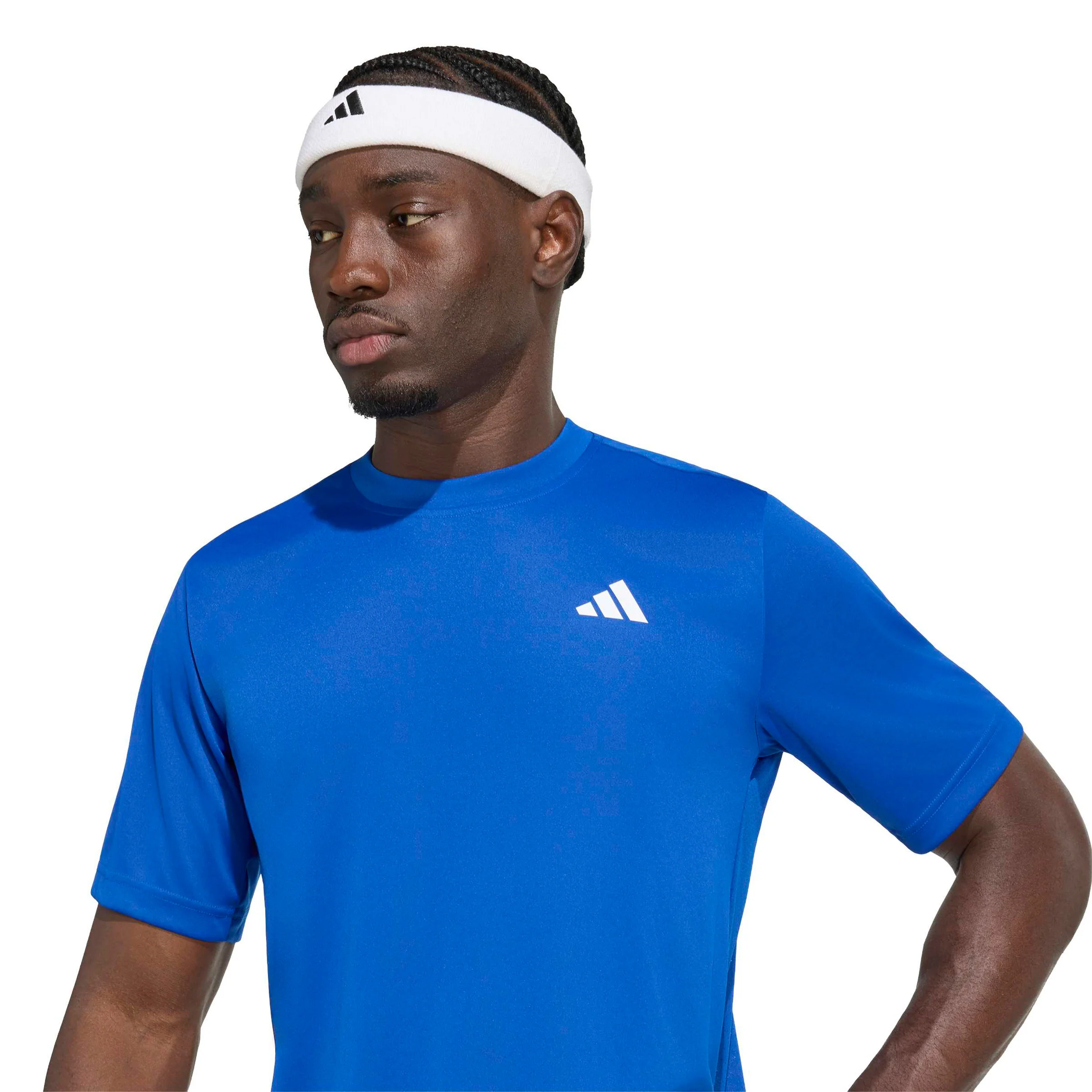 Club T-shirt Heren - blauw, wit - Image 6
