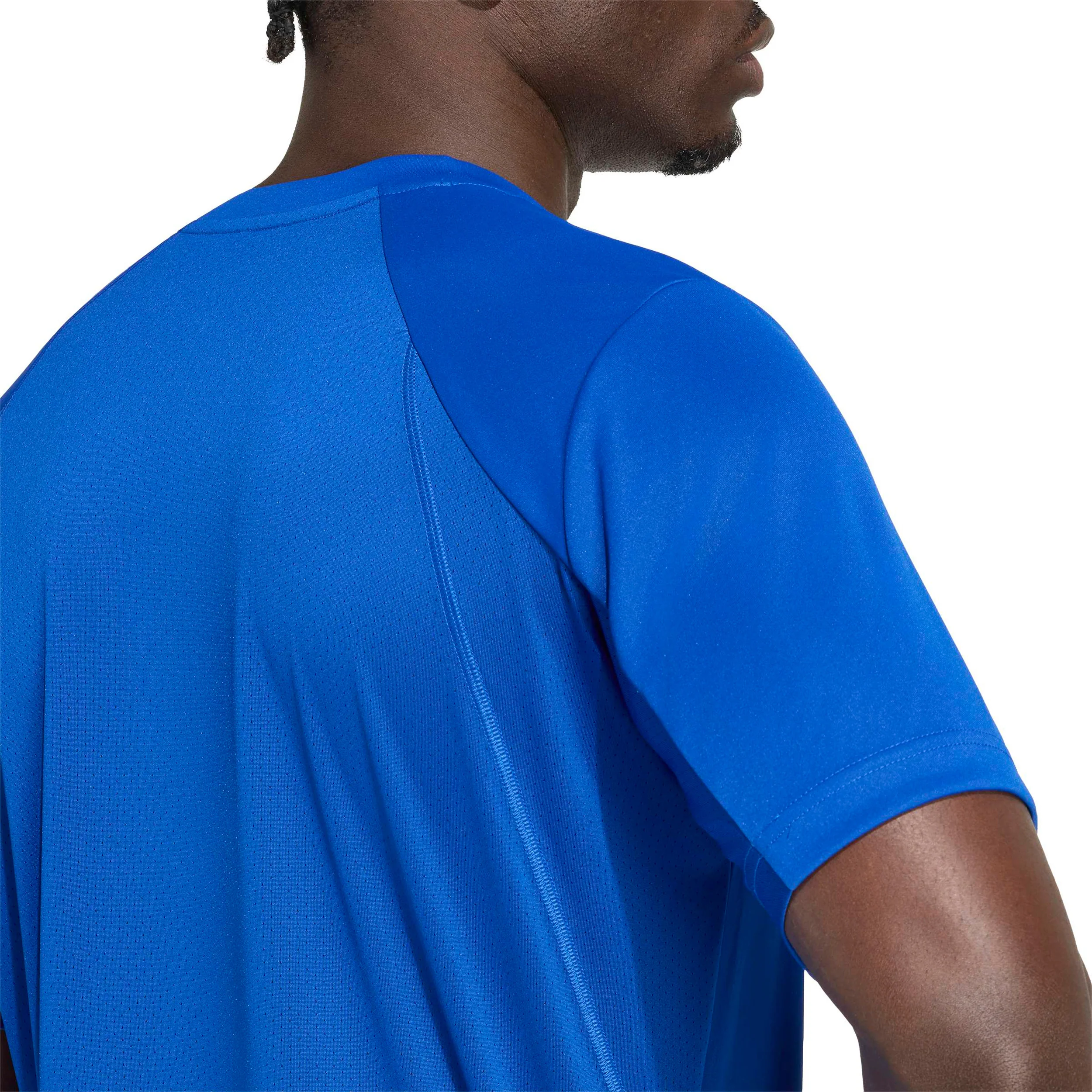 Club T-shirt Heren - blauw, wit - Image 7