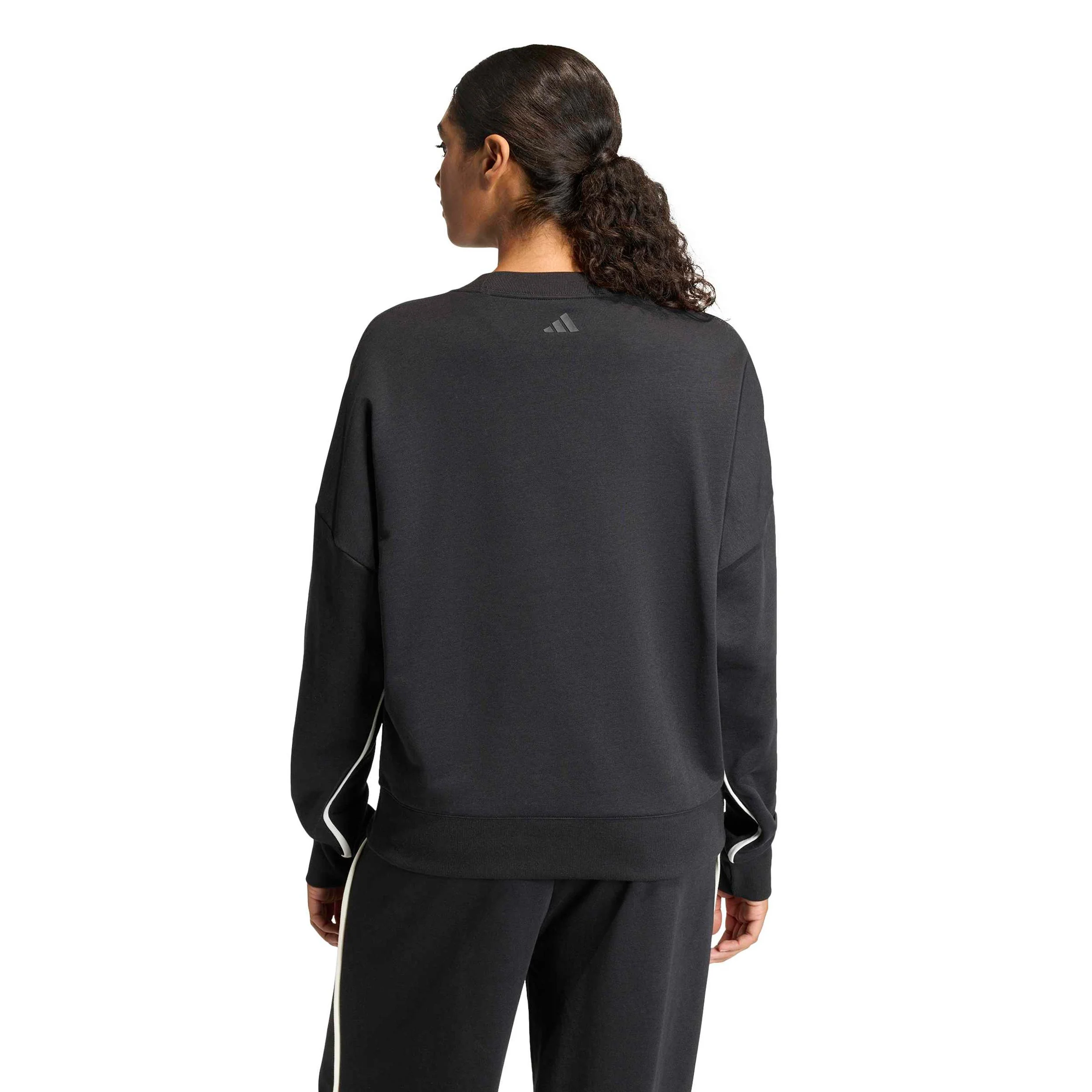 Crew Sweatshirt Dames-zwart - Image 3