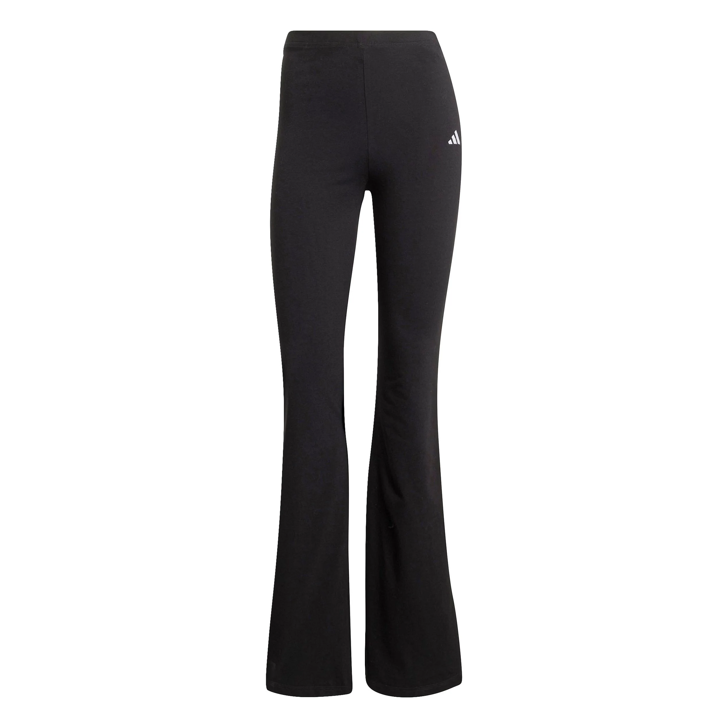 Essentials Small Logo Flared Tight Dames-zwart