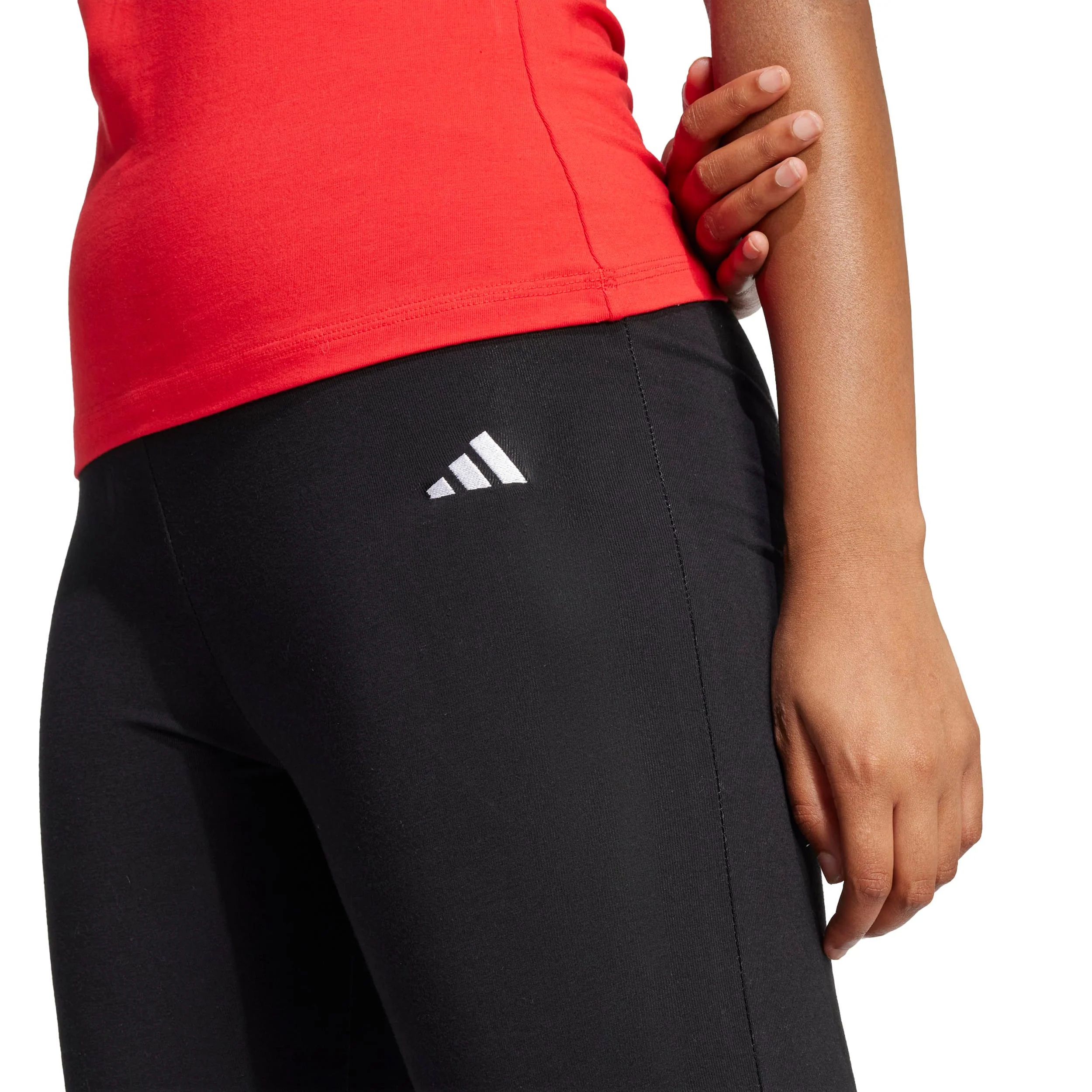Essentials Small Logo Flared Tight Dames-zwart - Image 6