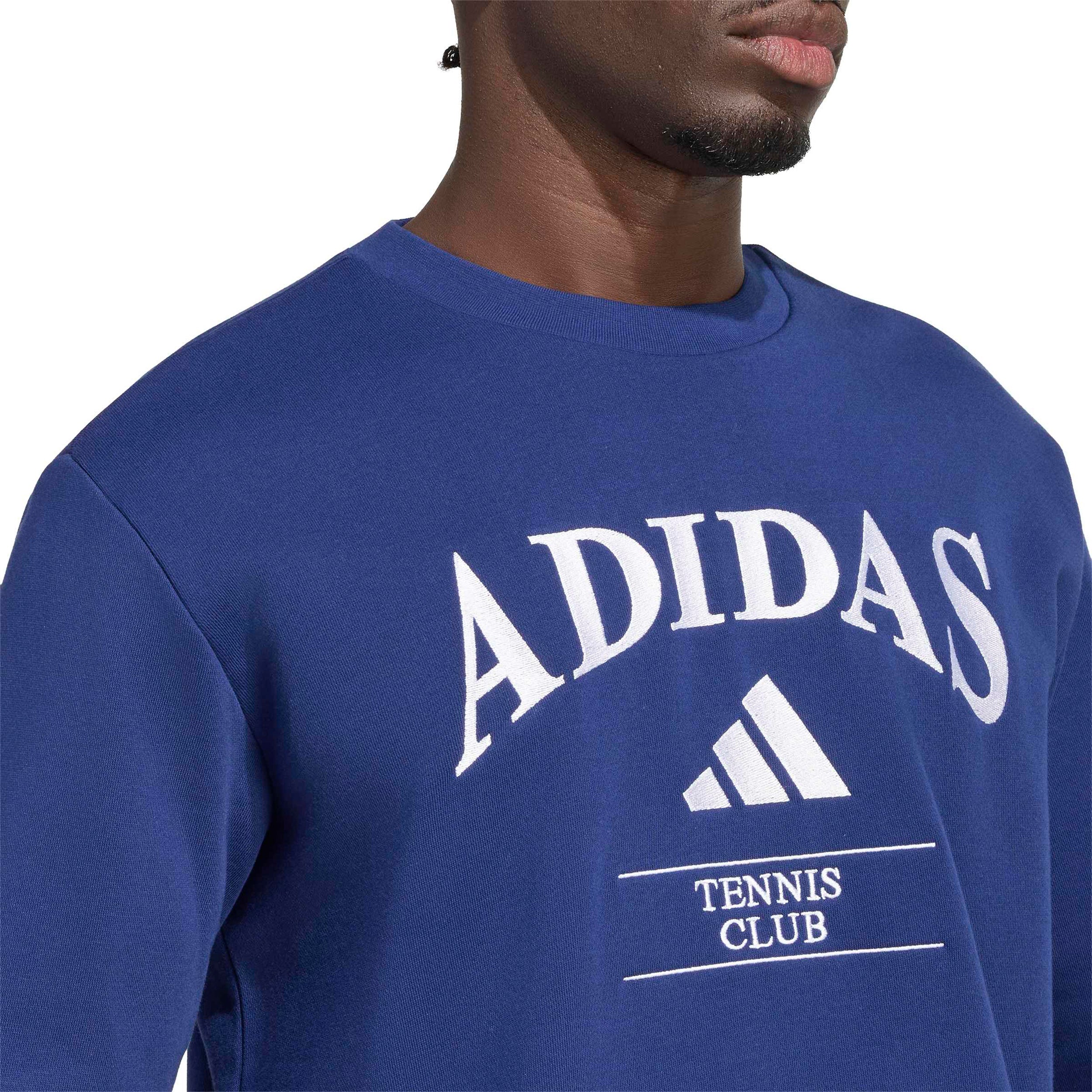 Heritage Graphik Sweatshirt Heren - donkerblauw, wit - Image 5