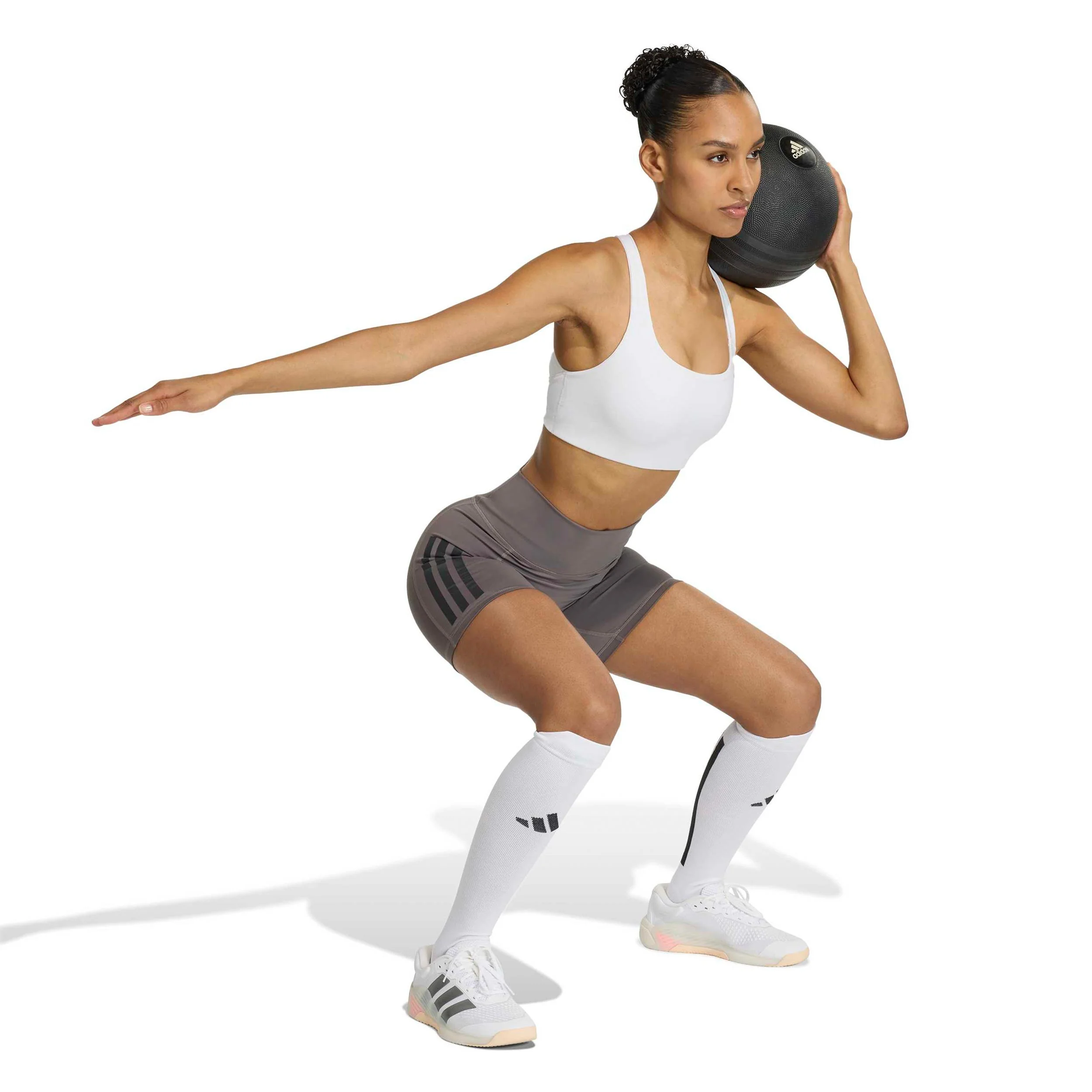 Optime Workout Medium Support Sport-bh Dames - wit - Image 5