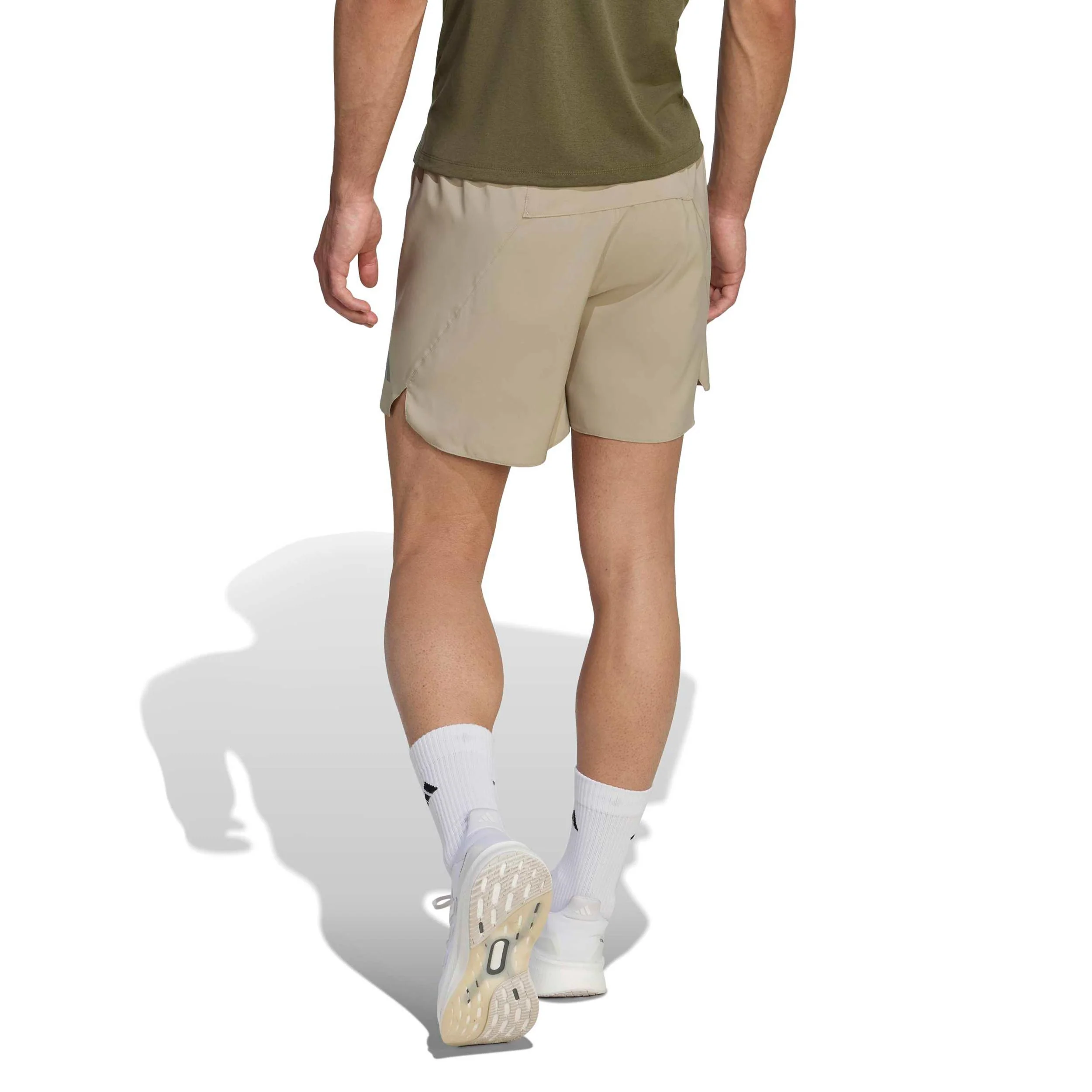 Run Essential 7in Hardloopshorts Heren-kaki - Image 3
