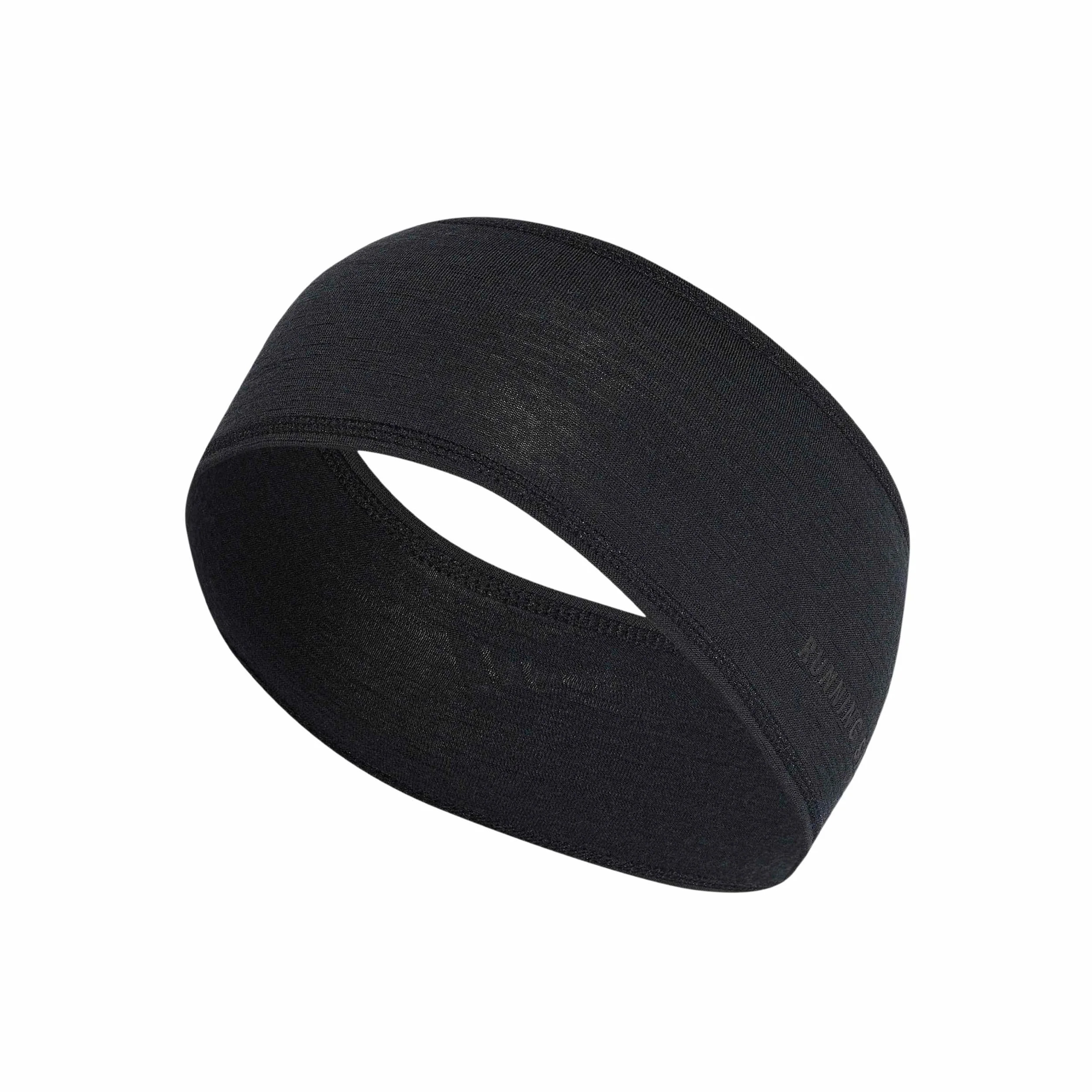 Run Merino Hoofdband Dames - zwart