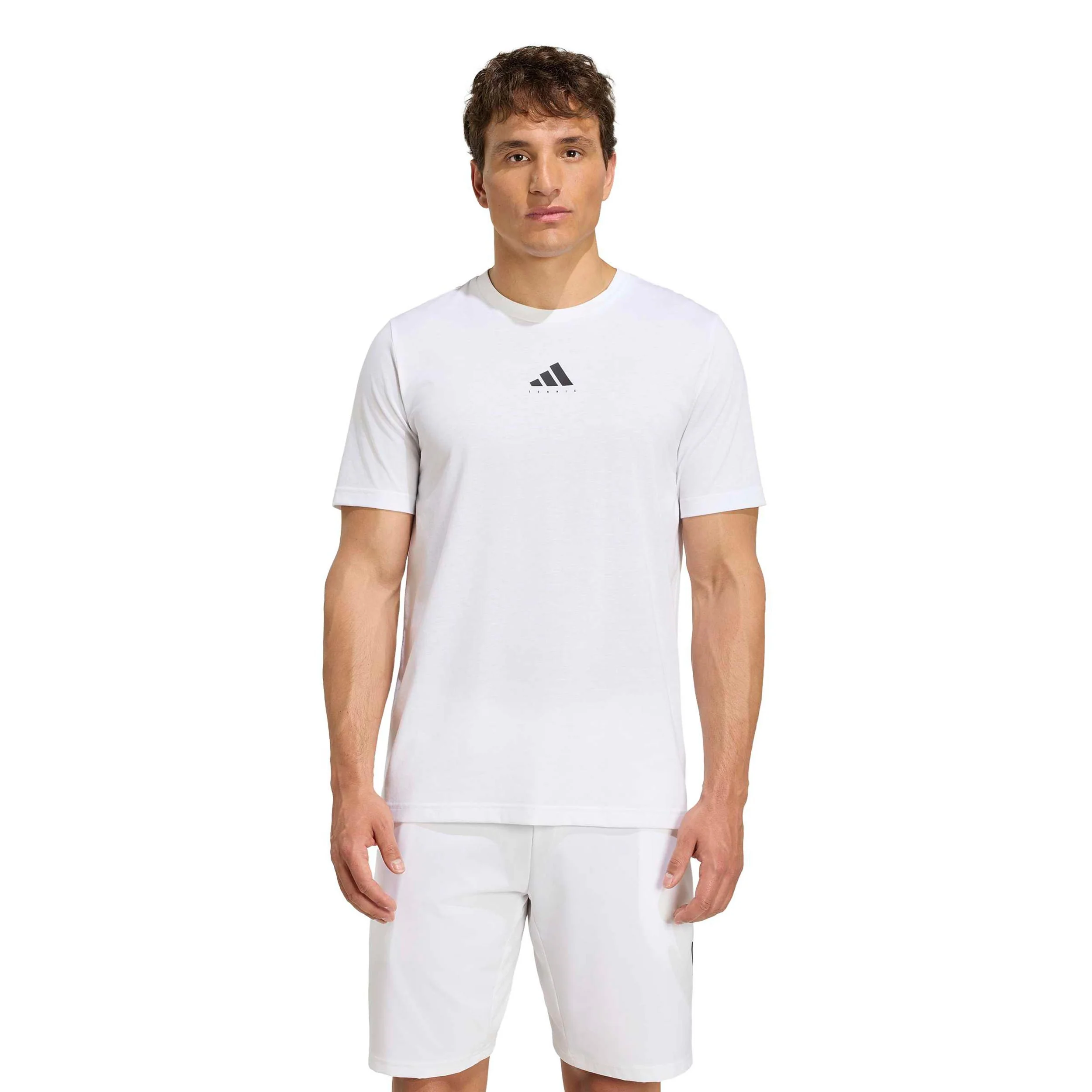 T-shirt Heren - wit, veelkleurig