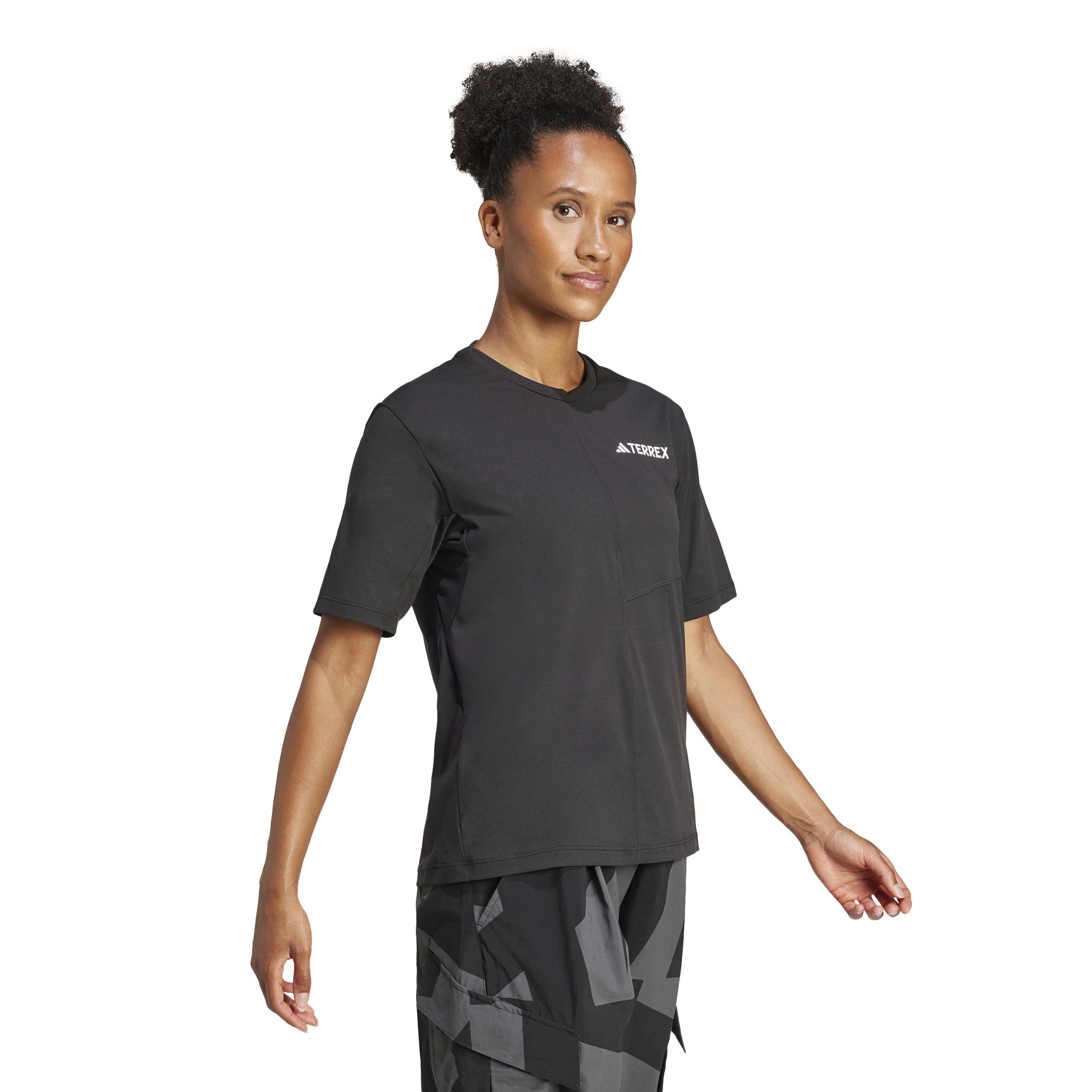 Terrex MT Hardloopshirt Dames-Zwart - Image 4