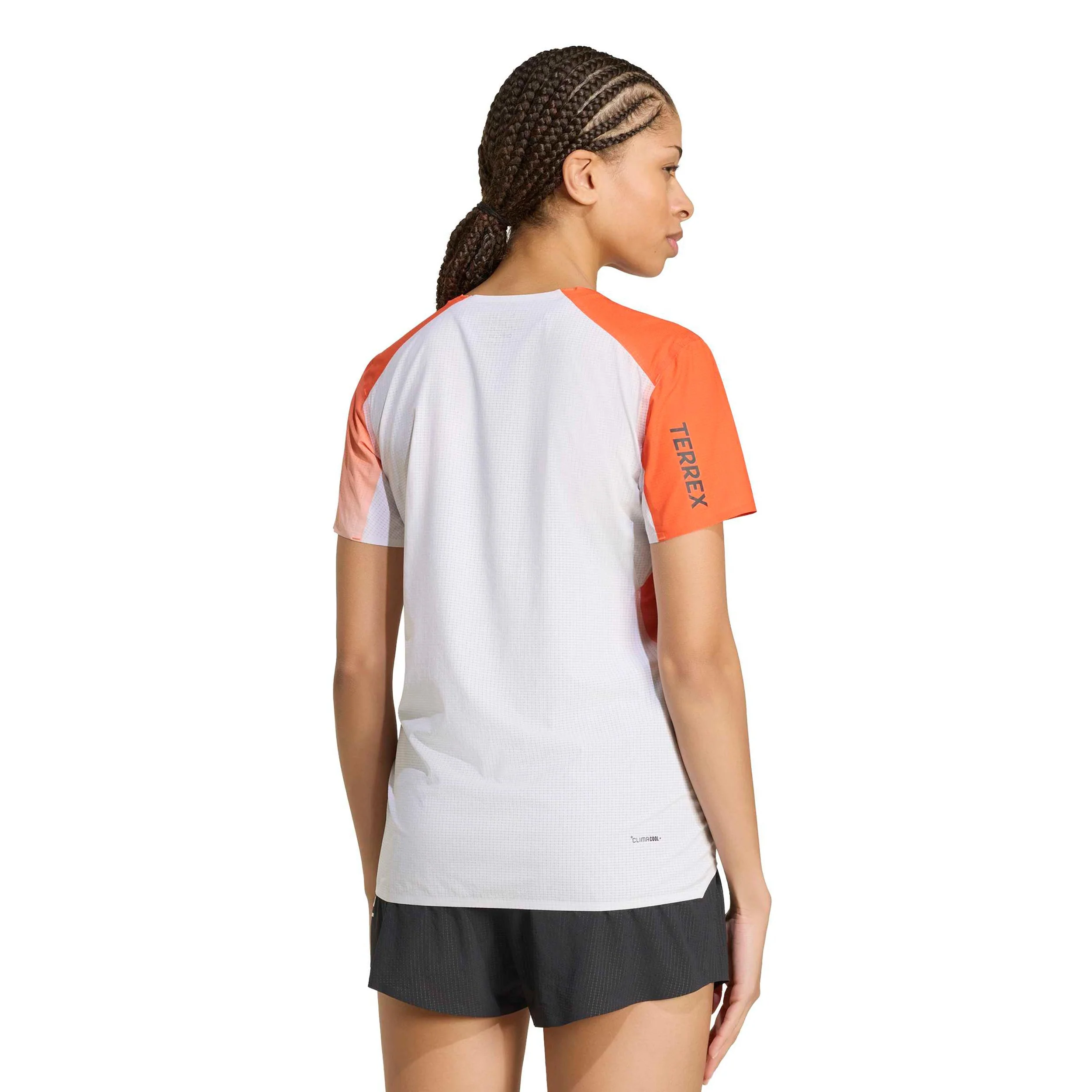 Terrex XPR Pro Hardloopshirt Dames-wit, oranje - Image 3