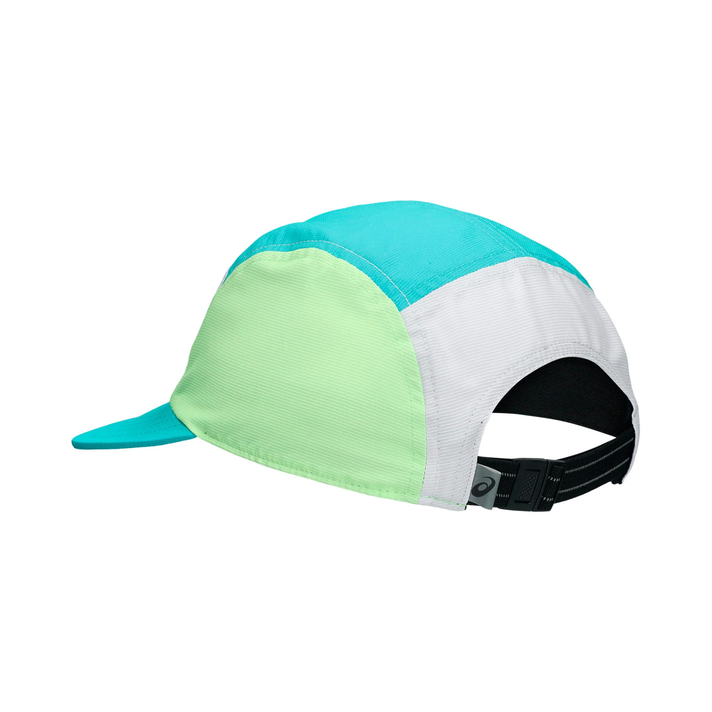 Asics 5 Panel Cap Unisex - turkoois, neongroen - Image 2