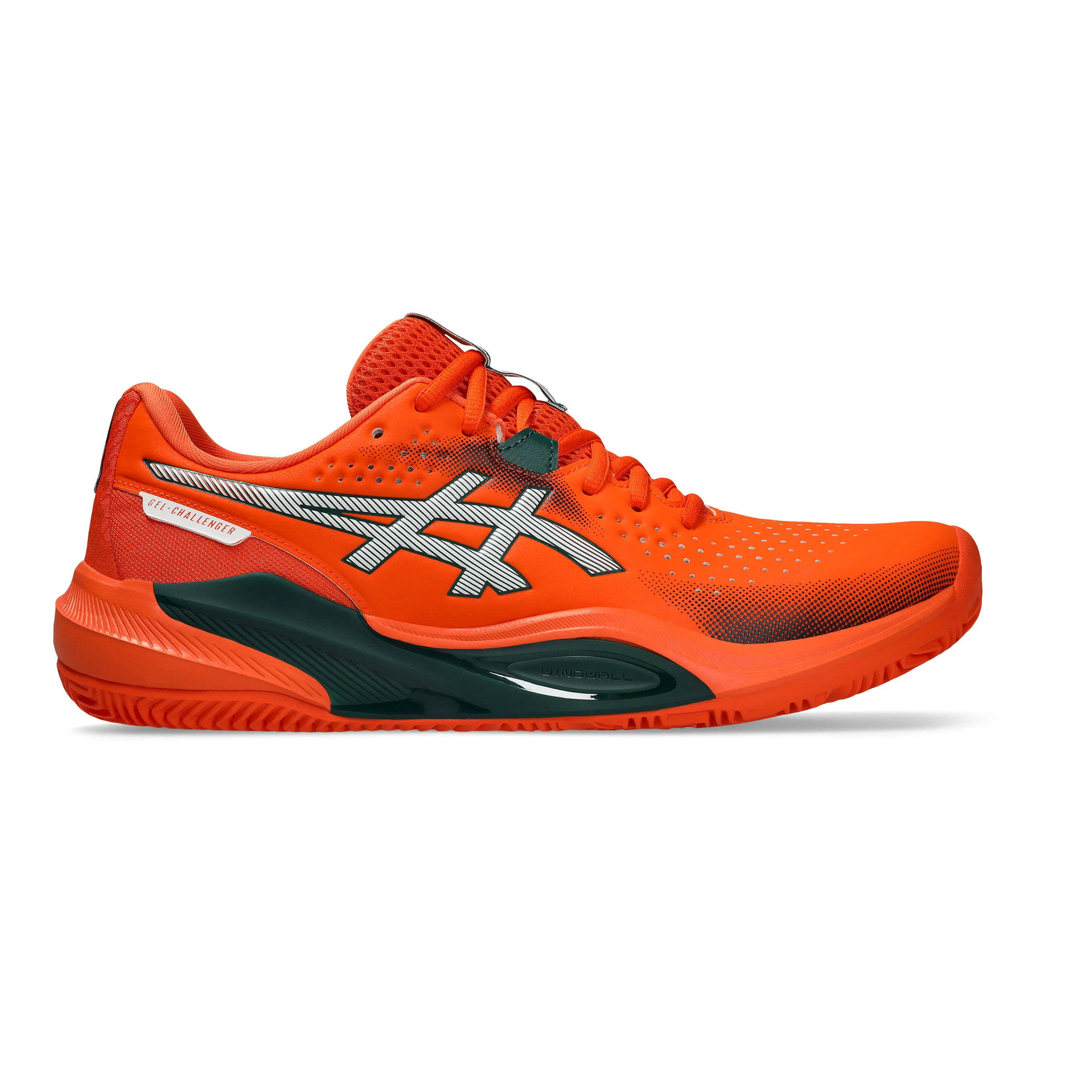 Gel-Challenger 15 Padel schoen Heren - neonoranje, zilver