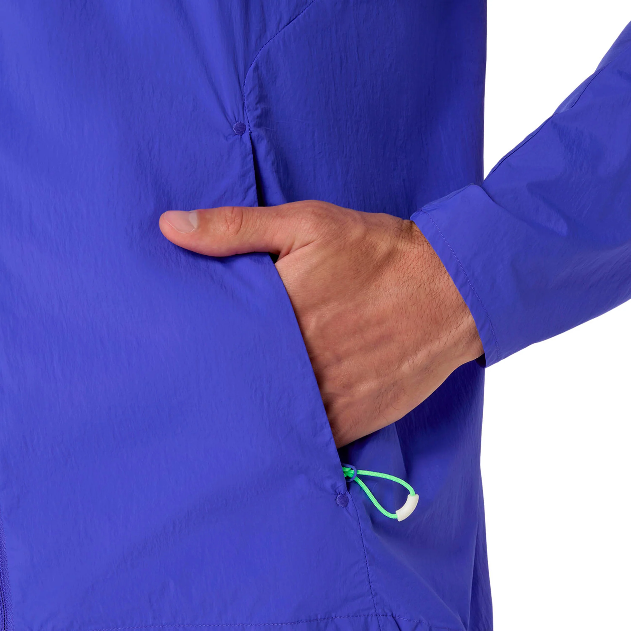 Road Packable Jacket Hardloopjas Heren - blauw, groen - Image 6