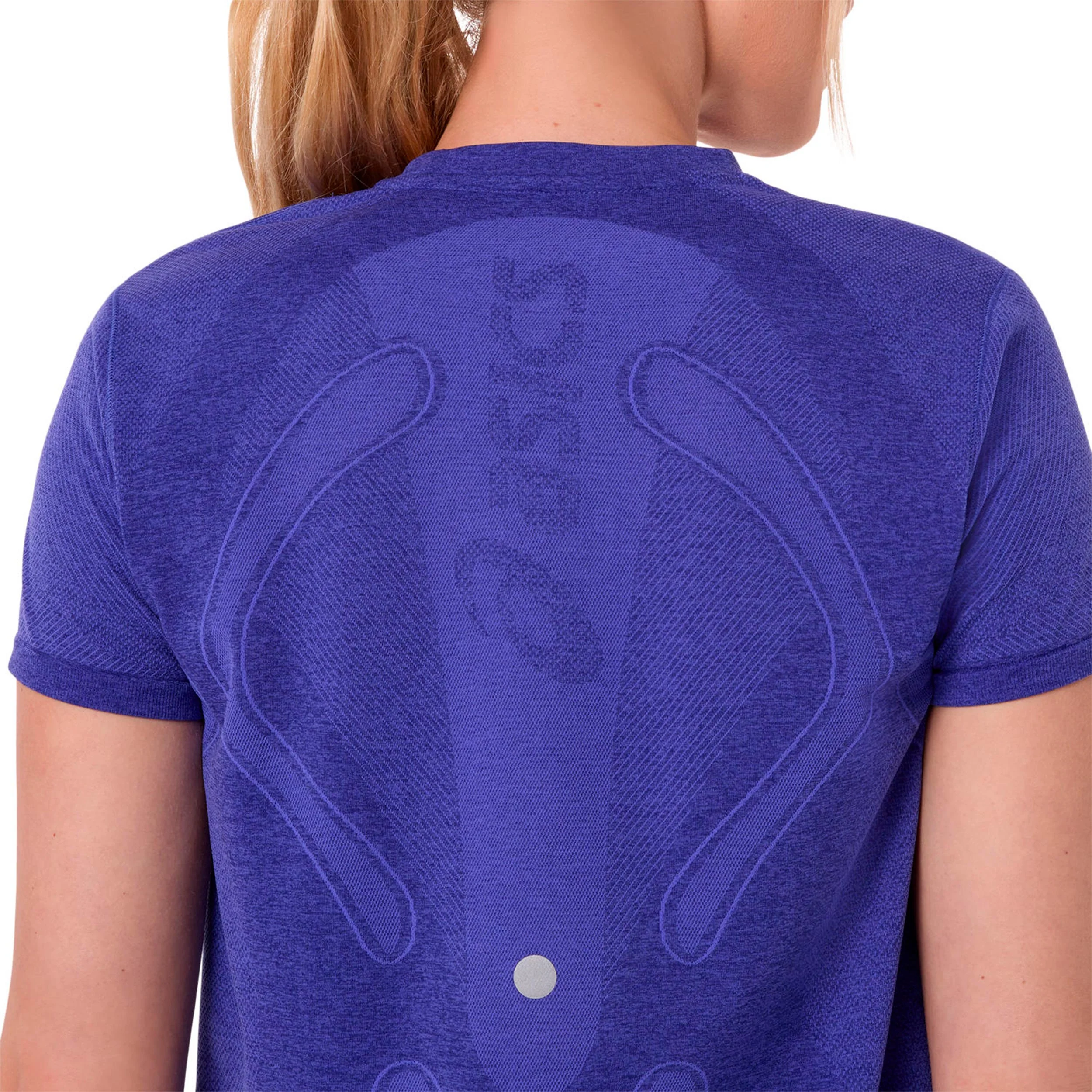 Road Seamless Hardloopshirt Dames - blauw, lila - Image 4