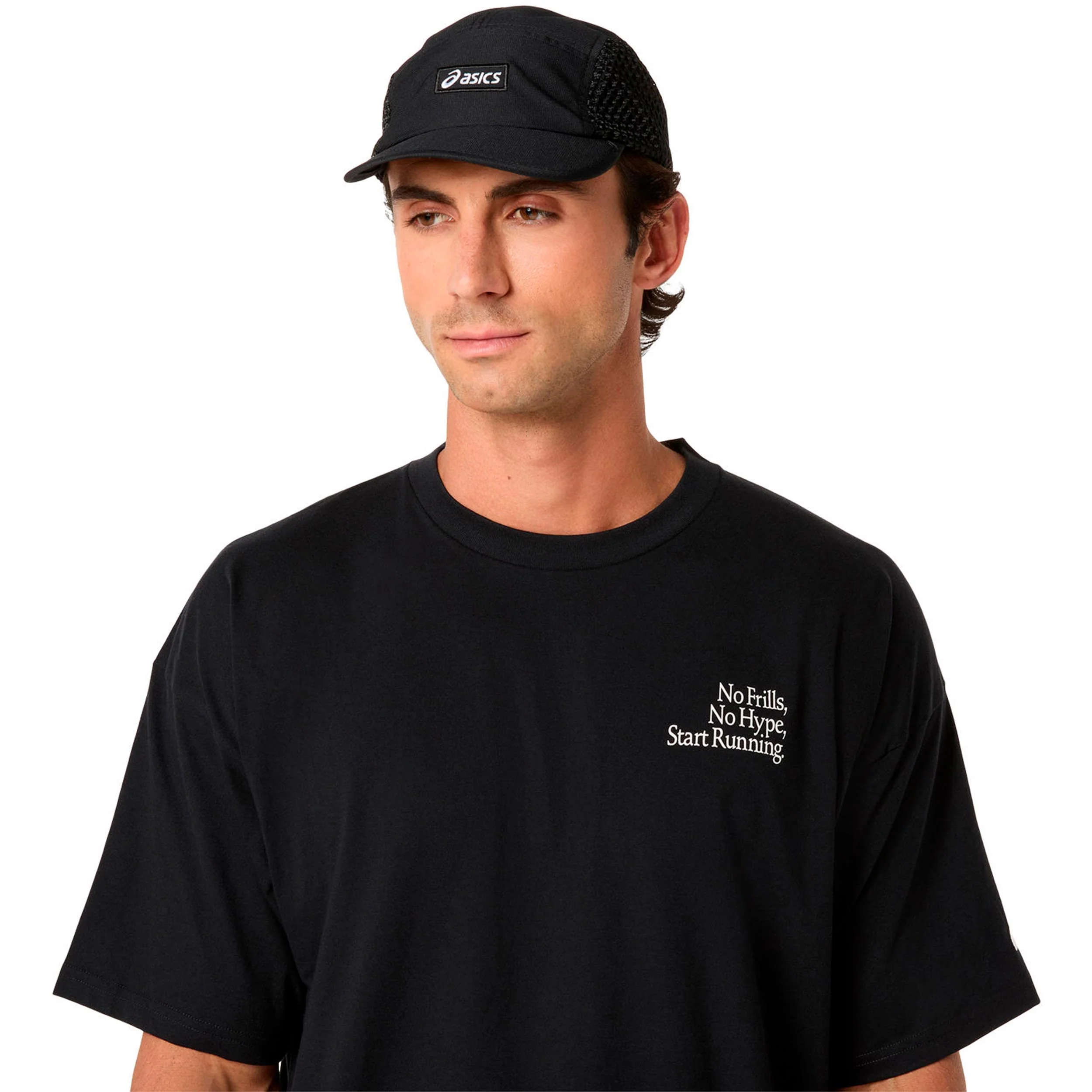 Runner Message Graphic Relaxed Hardloopshirt Heren - zwart - Image 6