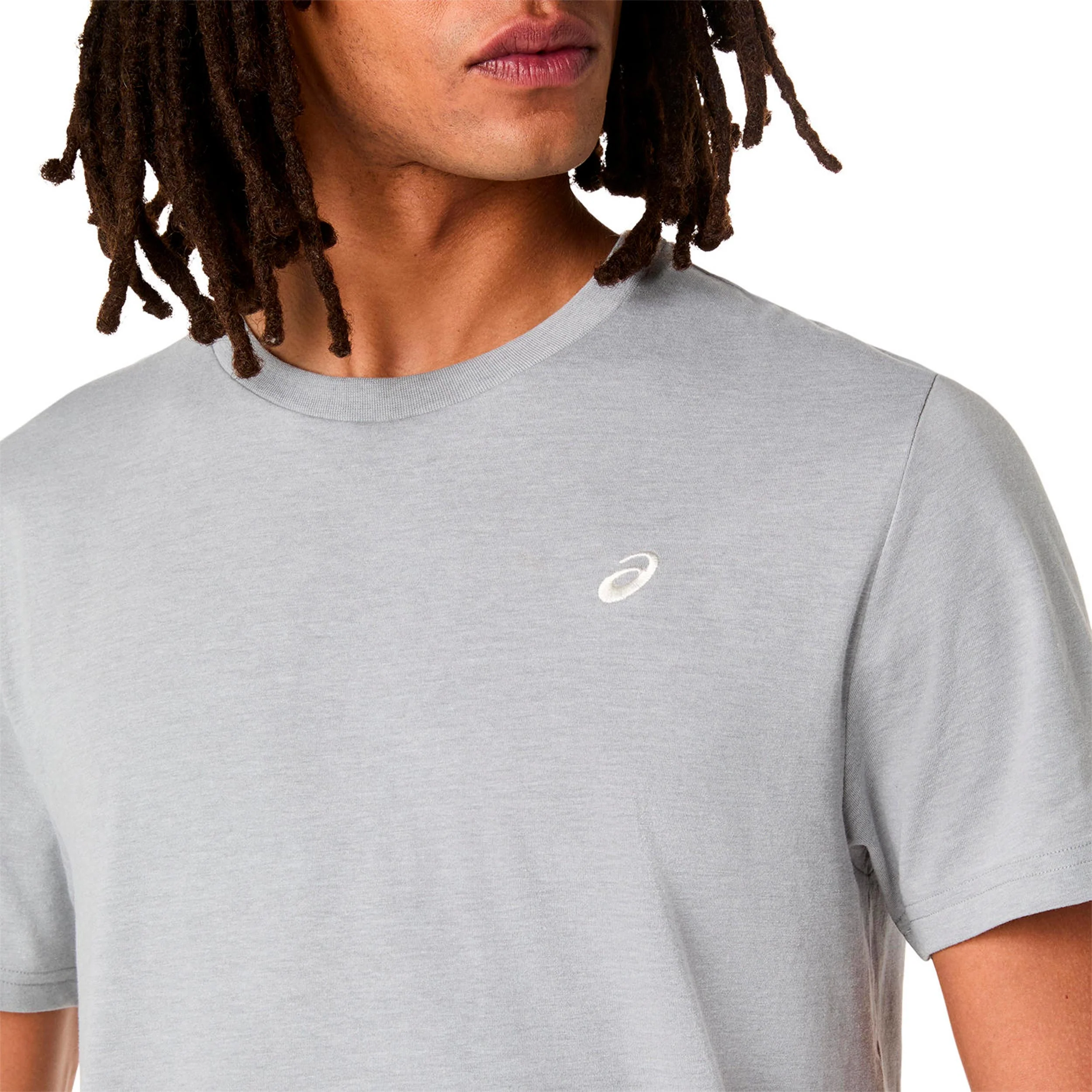 Spiral Embroidery Hardloopshirt Heren-grijs - Image 4