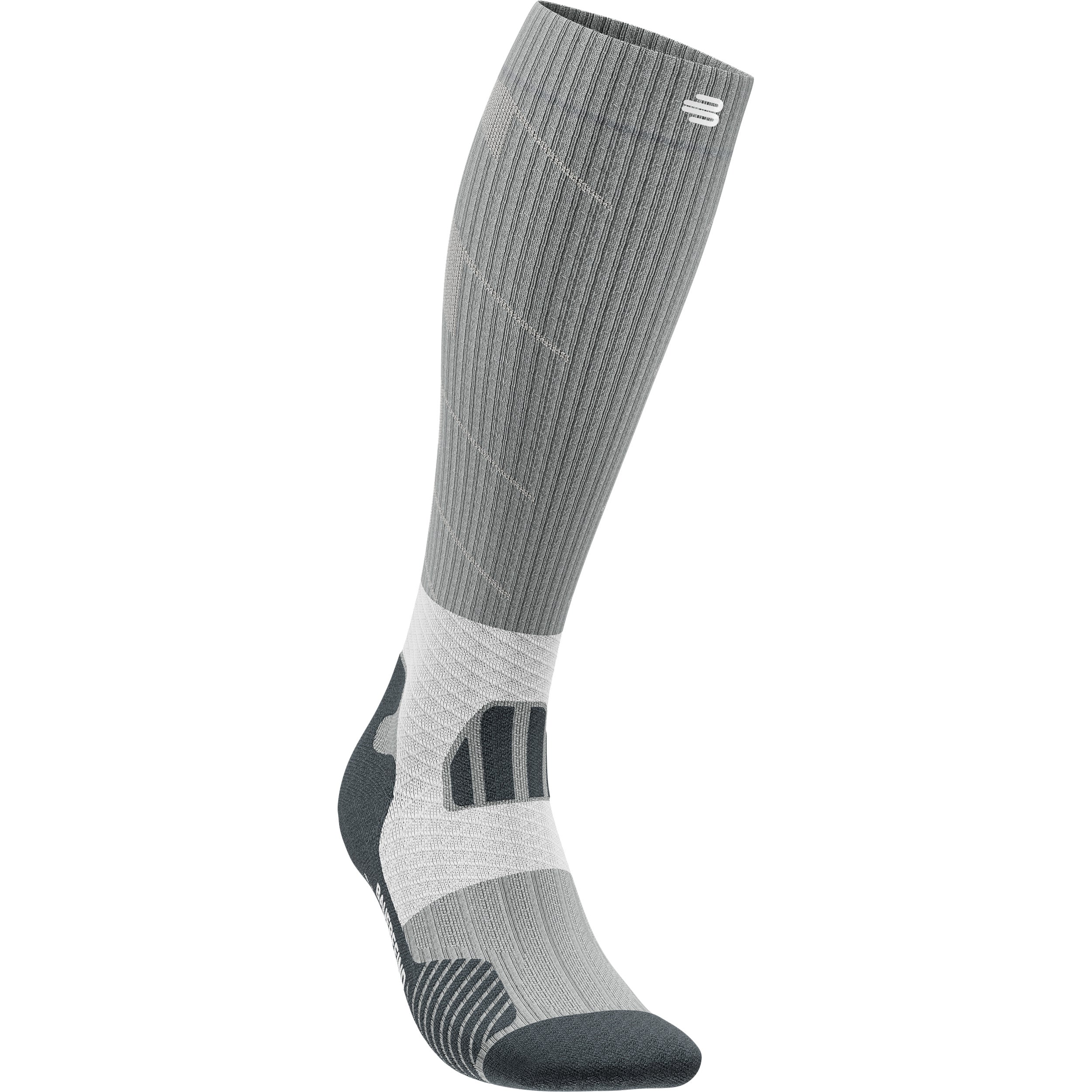 Trail Run Compression Compressie-sokken Dames-Grijs
