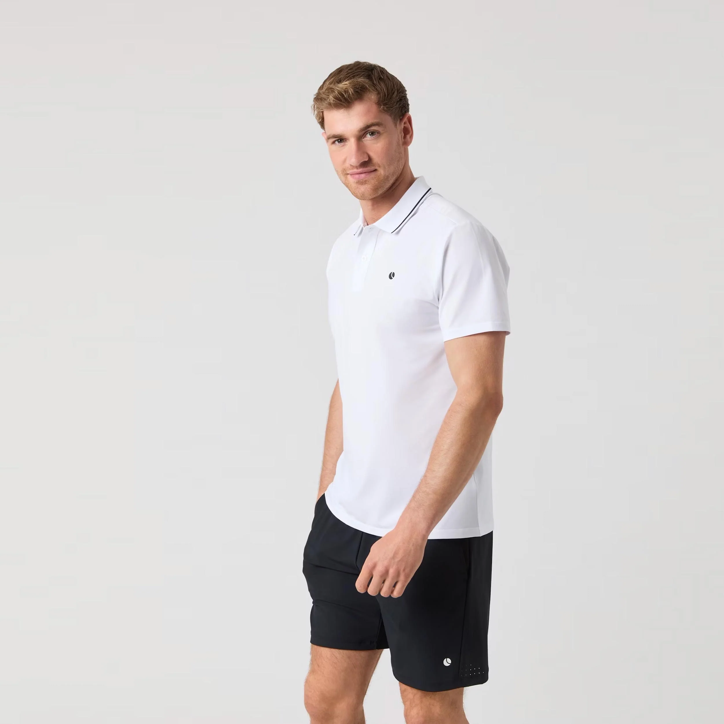 Ace Polo Heren - wit
