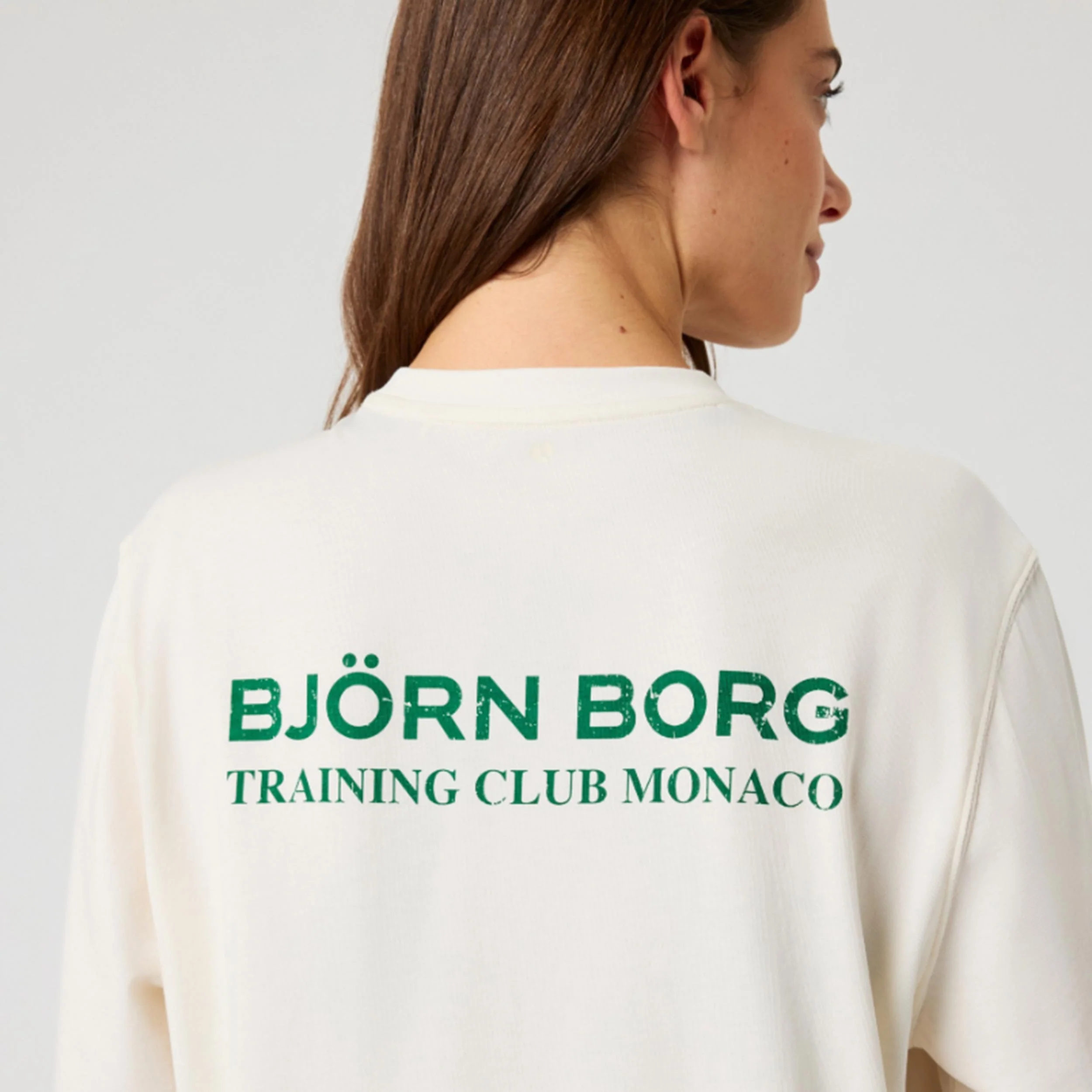 Studio Oversized Longsleeve Dames - crème - Image 4