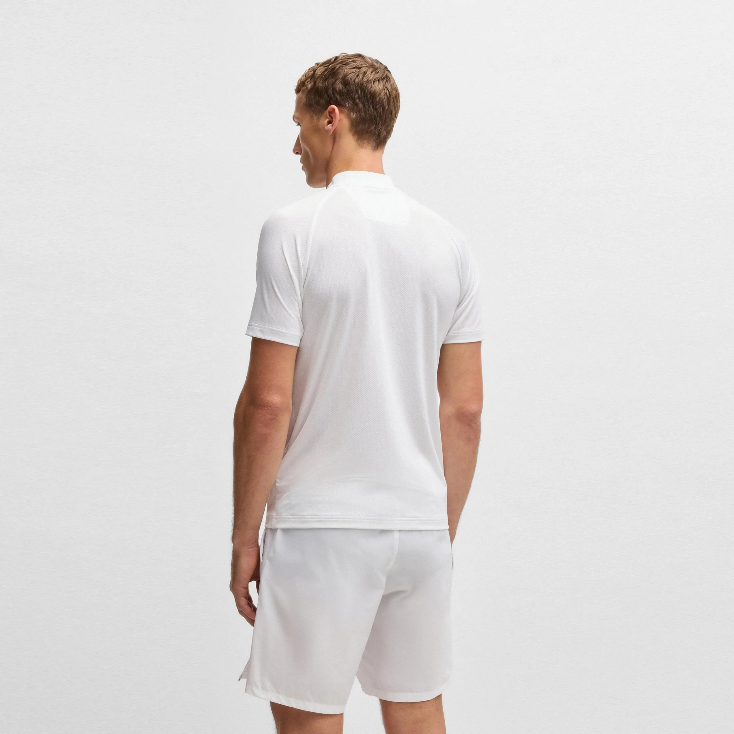 Pariq TOC Mesh Polo Heren-Wit - Image 3