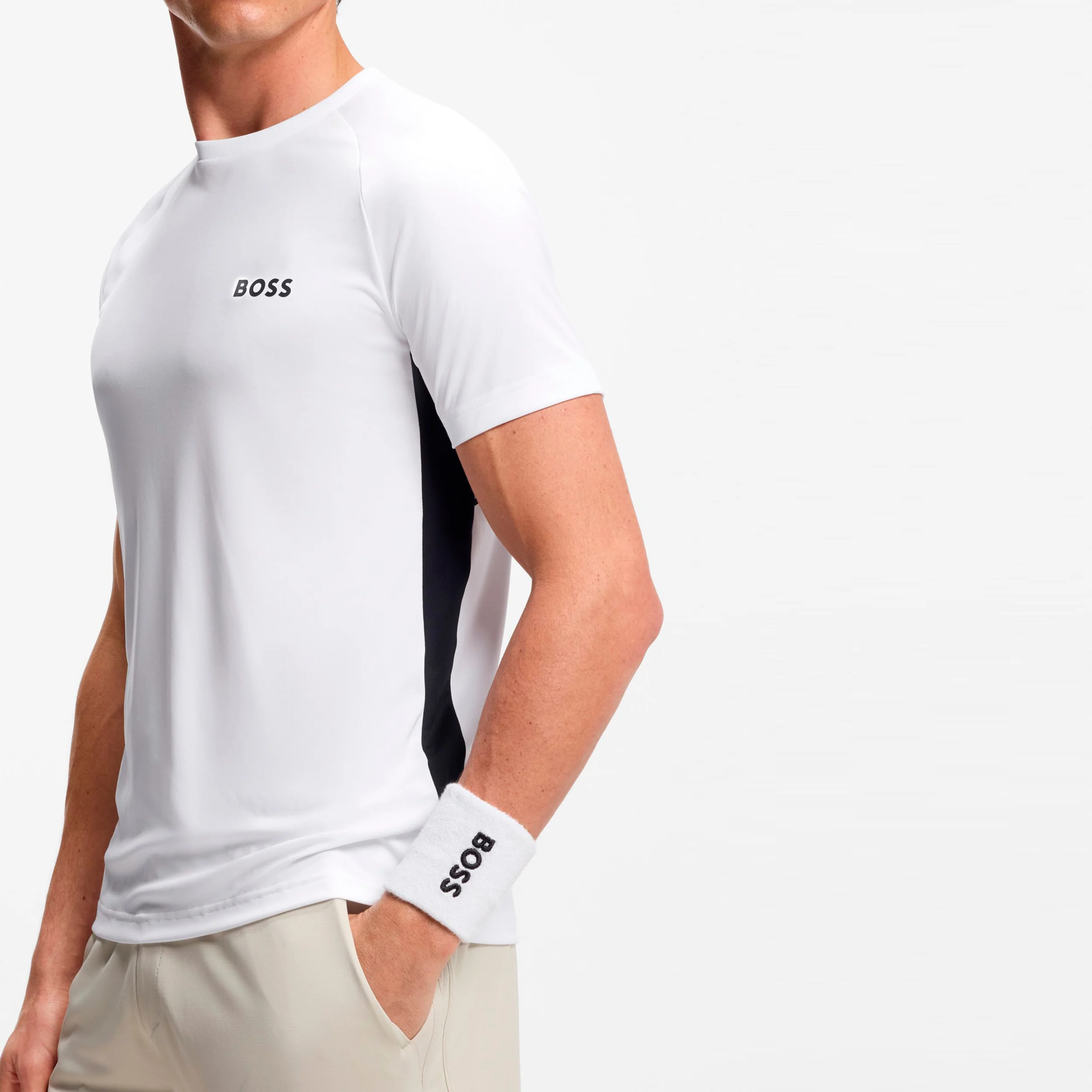 Spin T-shirt Heren-wit - Image 4