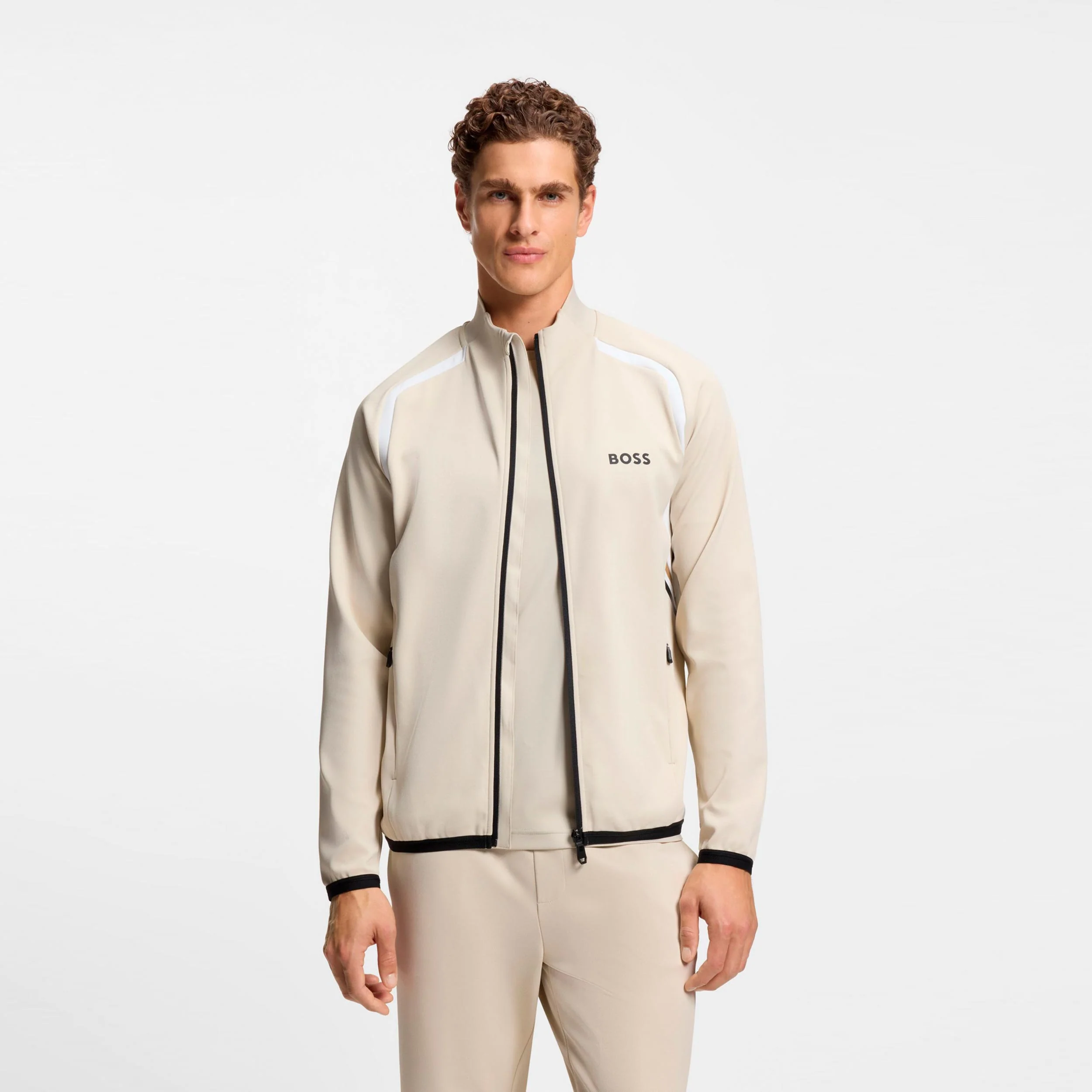 Spin Trainingsjack Heren - beige