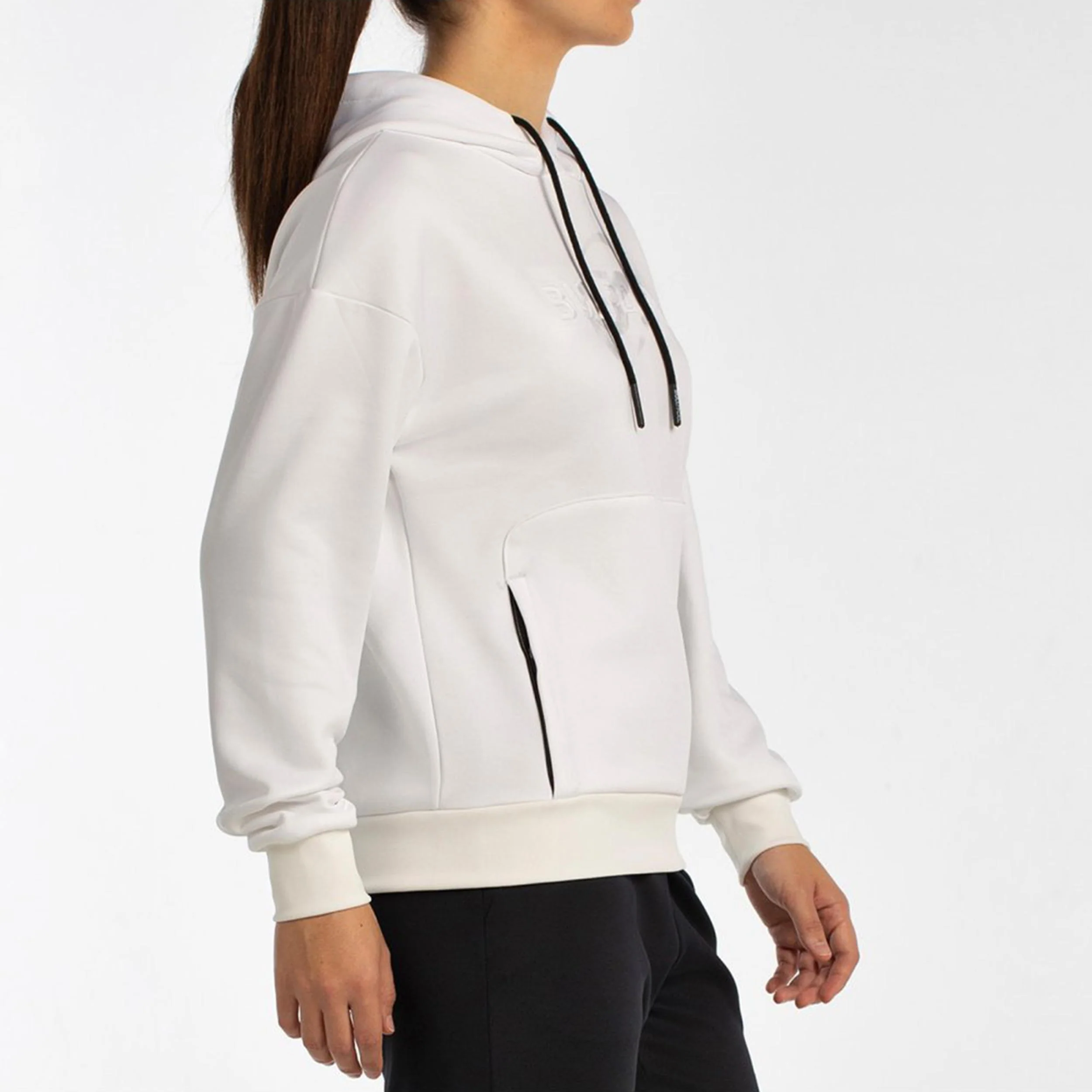 Befas Sweater Met Capuchon Dames-Wit - Image 4