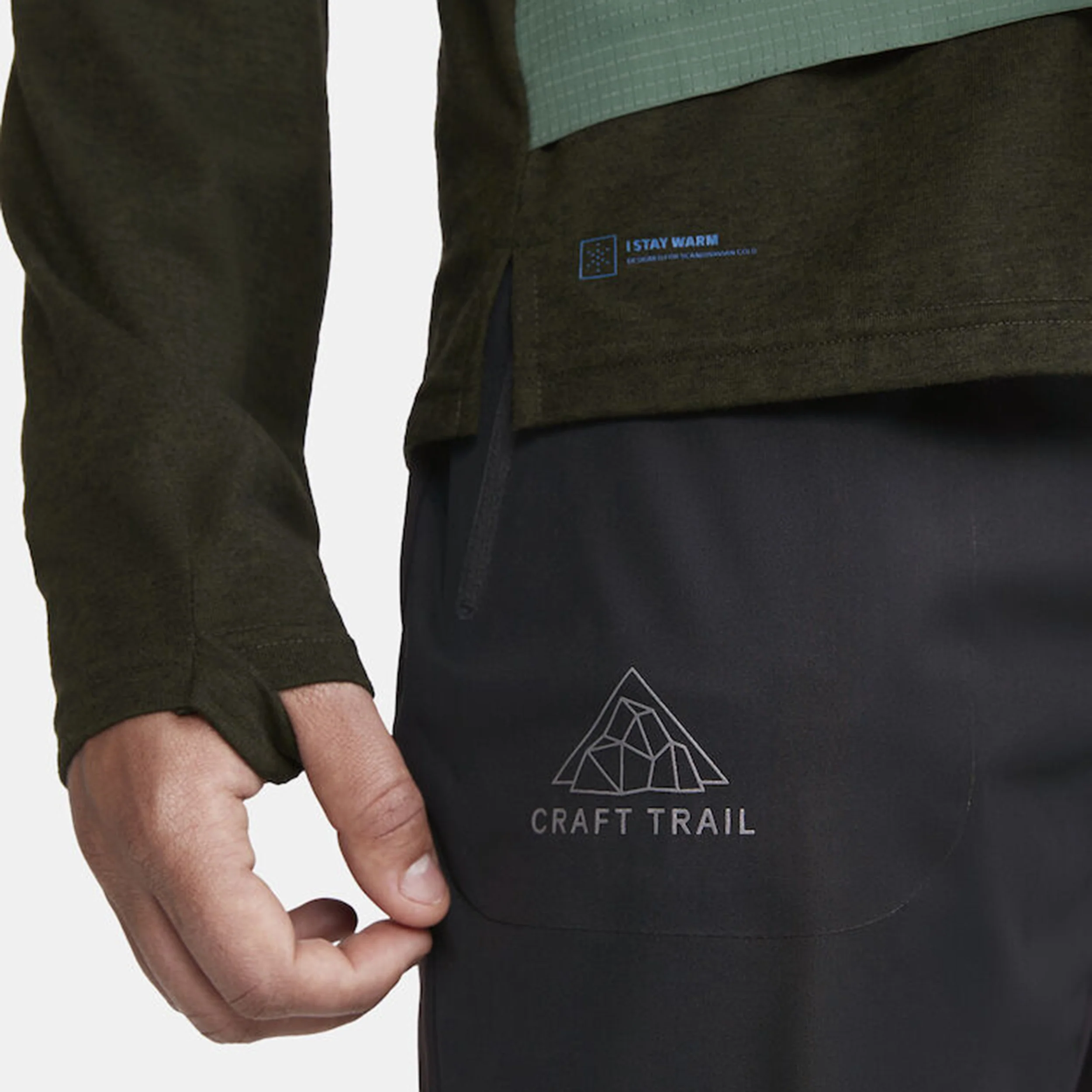 ADV Trail Wool Wind Topje Hardlopen Heren-Blauw - Image 9