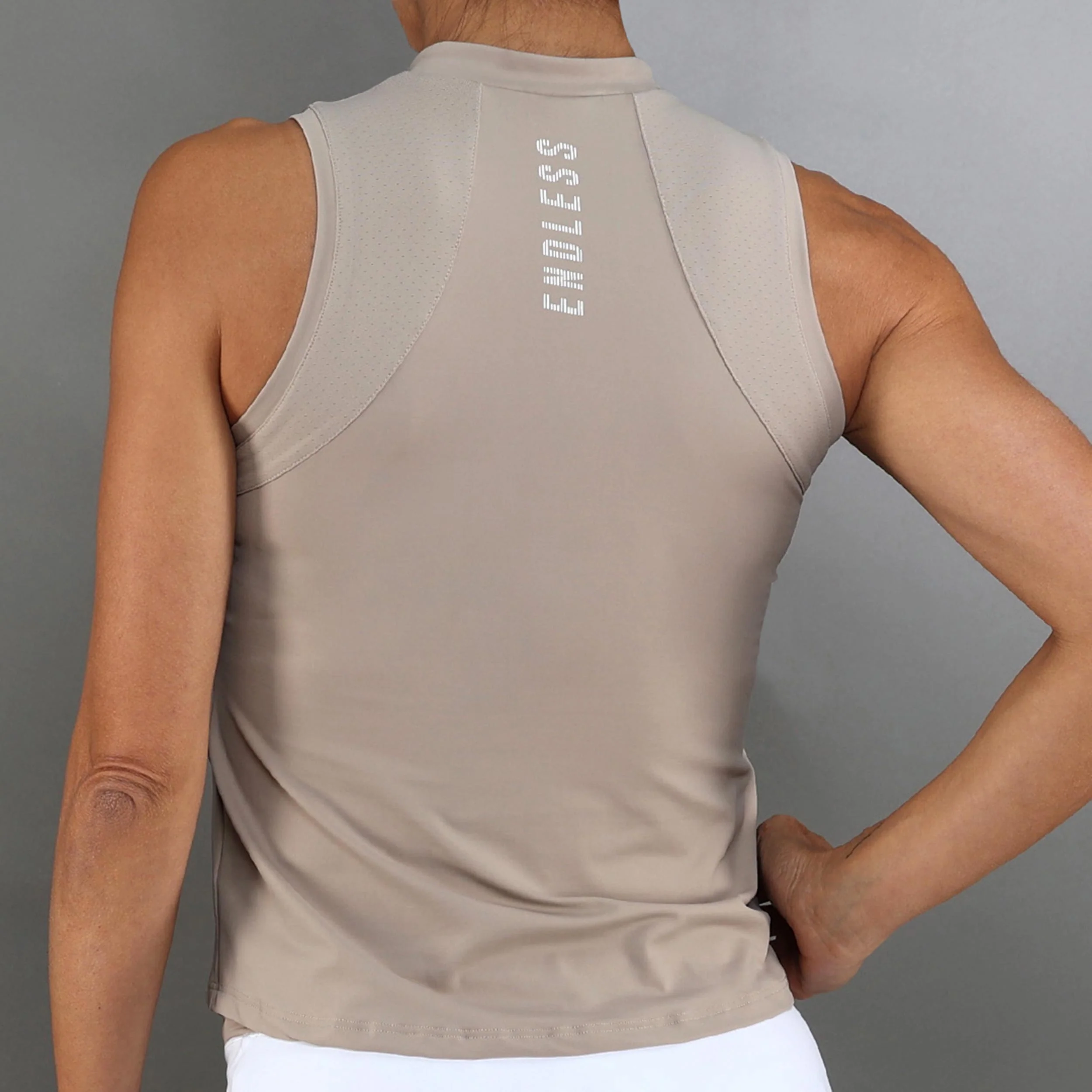 Glam Tanktop Dames-beige - Image 3